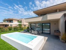 Quercus Village APP 12: Modern appartement met privézwembad, 200m van zee - thumbnail 1