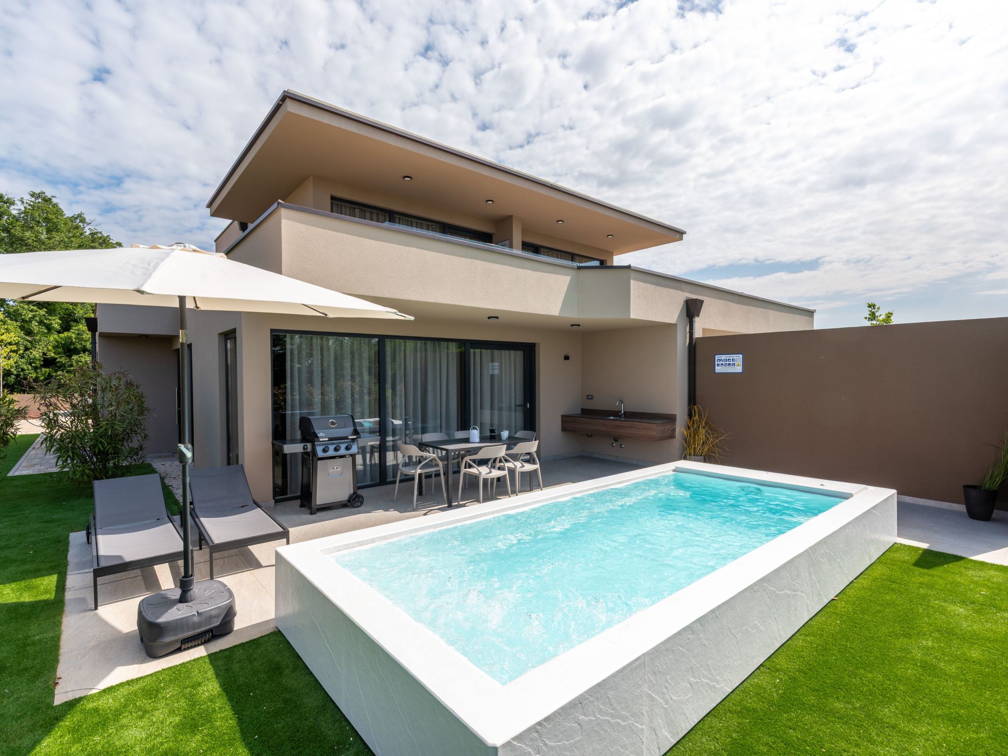 Quercus Village APP 10 mit privatem Pool-Drinnen