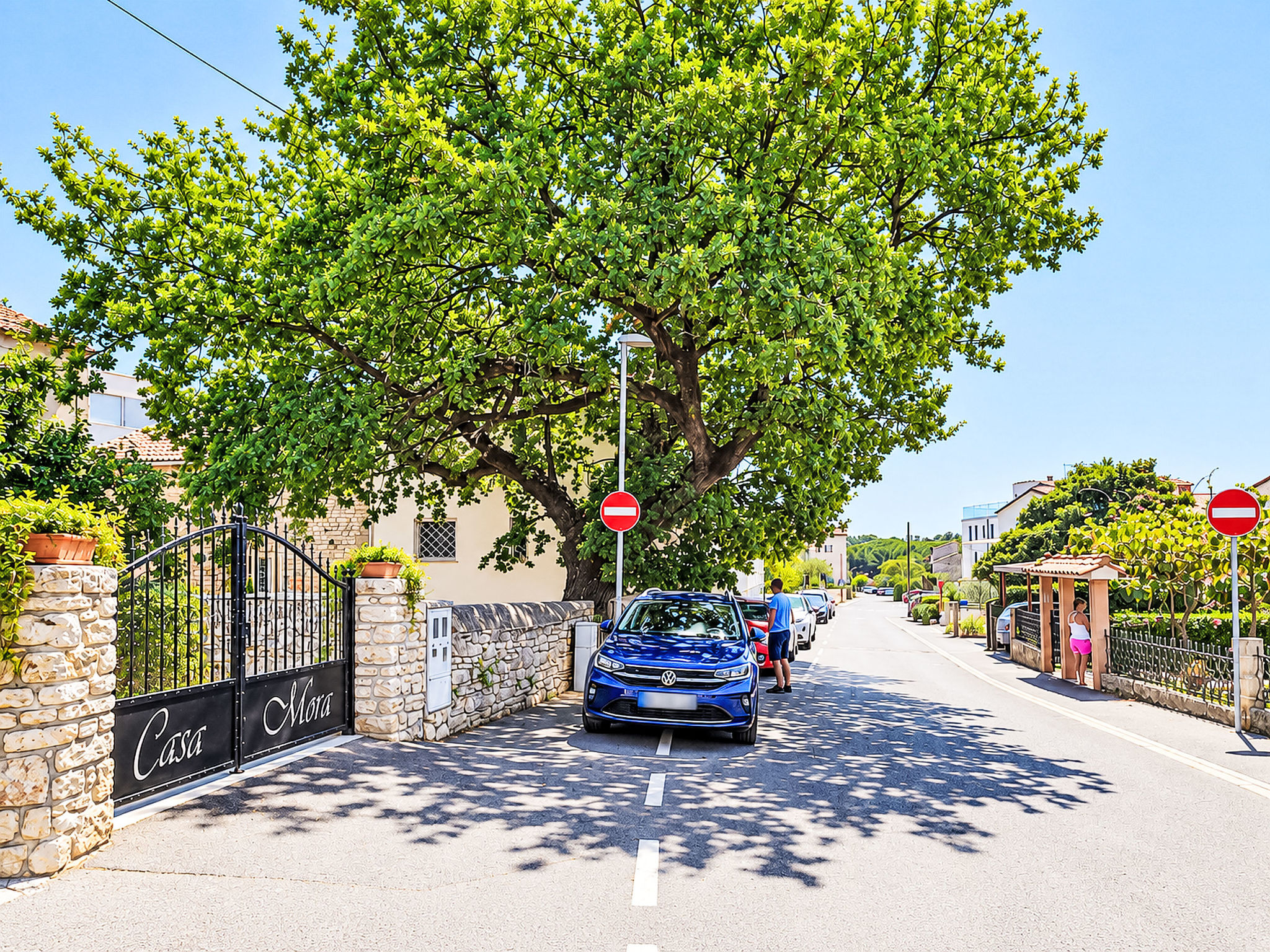 Für 3 Personen ca. 40 m&sup2; in Novigrad, Adriaküste Kroatien (Westküste von I - Buiten