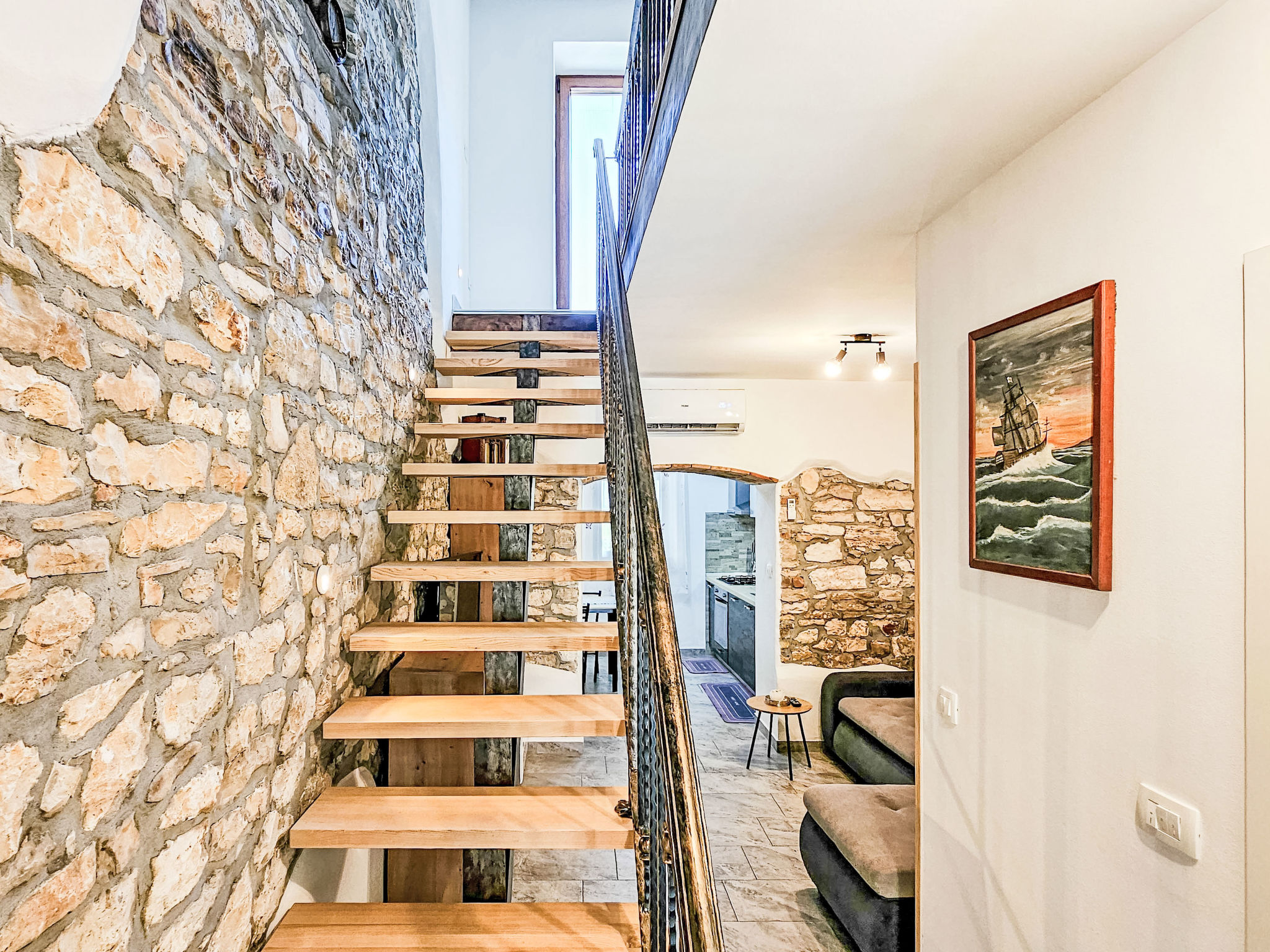 Für 3 Personen ca. 40 m&sup2; in Novigrad, Adriaküste Kroatien (Westküste von I - Binnen