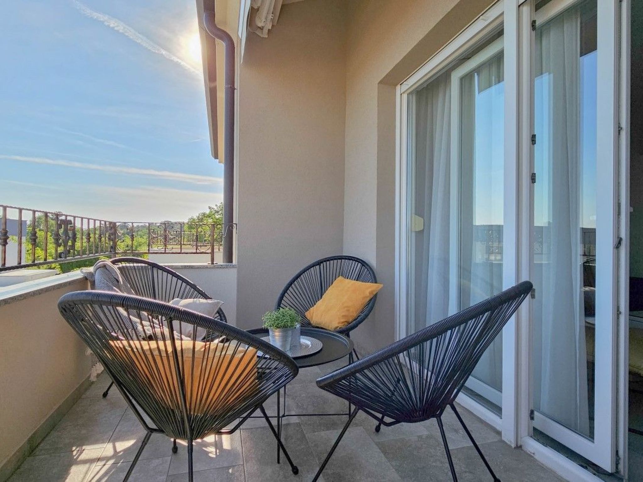 Wohnung mit Balkon für 4 Personen-Outside