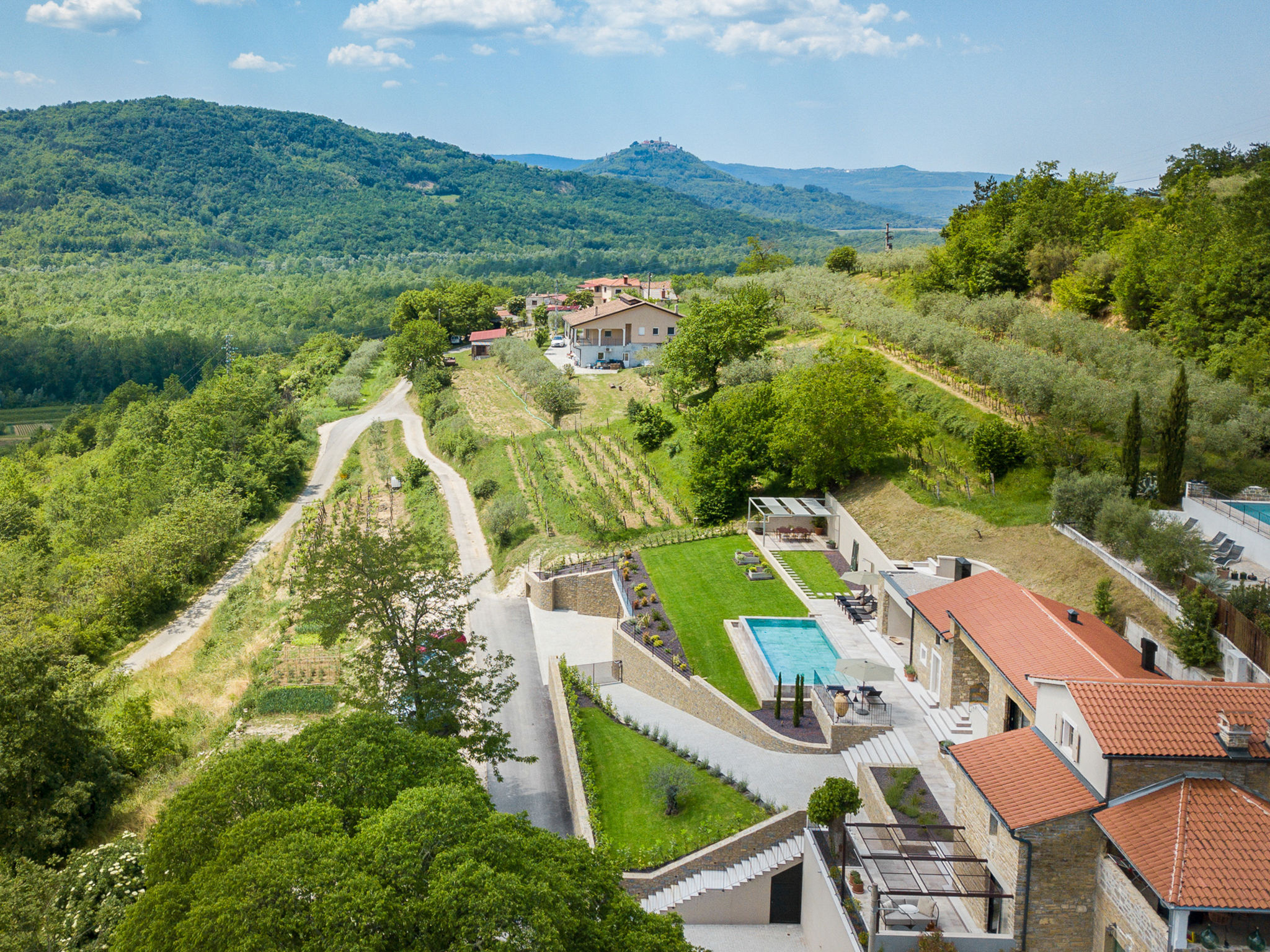 Panorama del Tartufo: Luxe villa met privézwembad en sauna in Motovun - foto 10