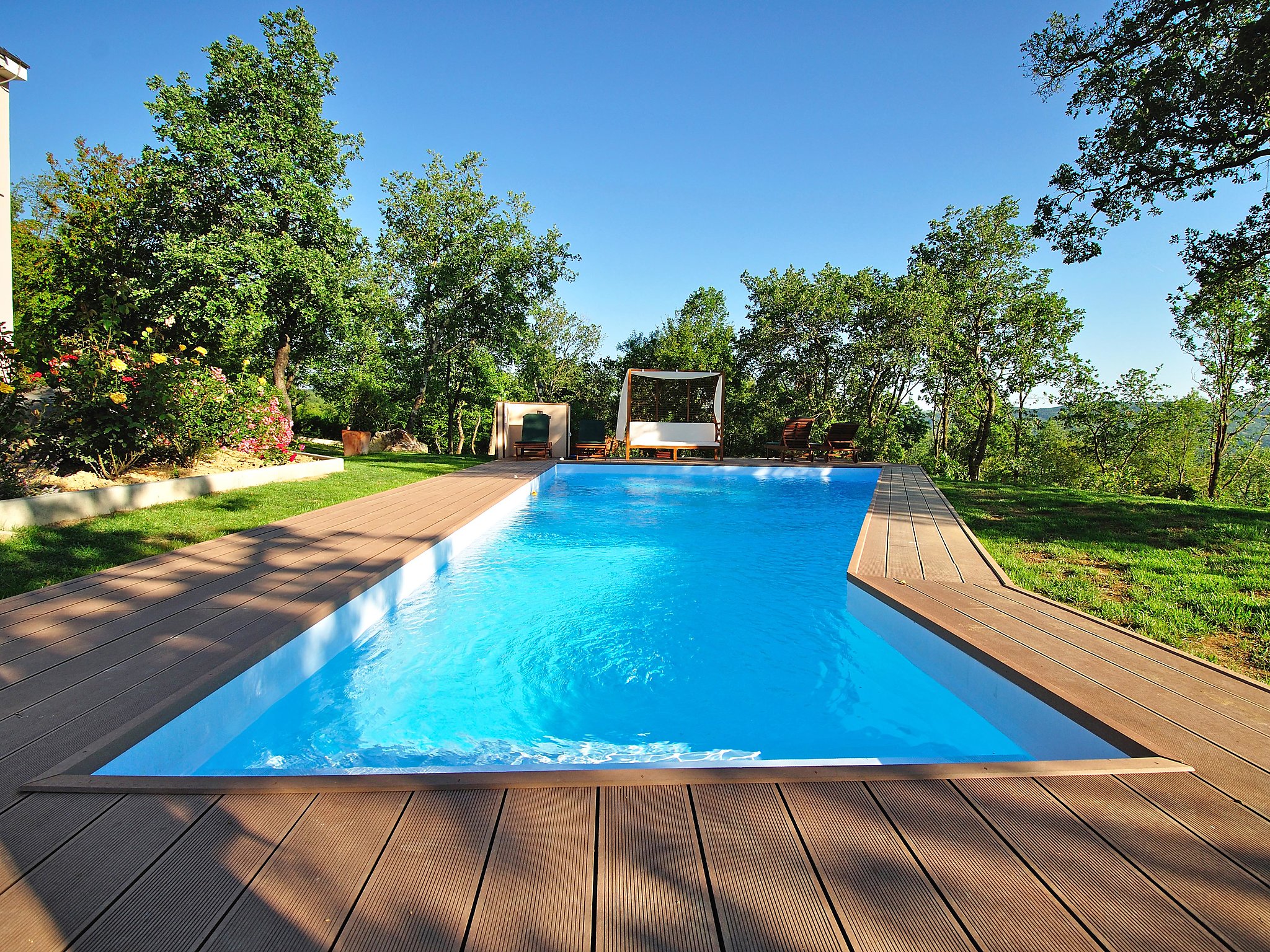 Vakantiehuis met omheinde tuin in Buzet (Kroatië) 1 hond is welkom