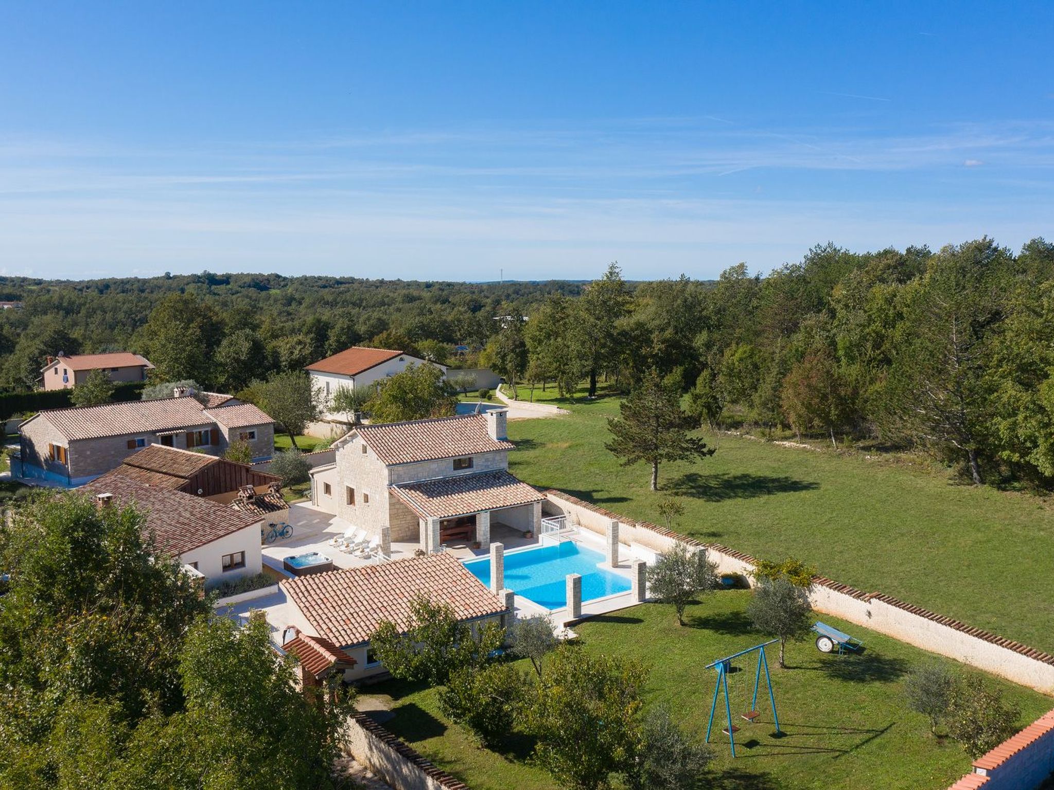 Für 6 Personen und 2 Kinder in Ružići bei Pazin, Istrien (Binnenland von Istrie-Drinnen
