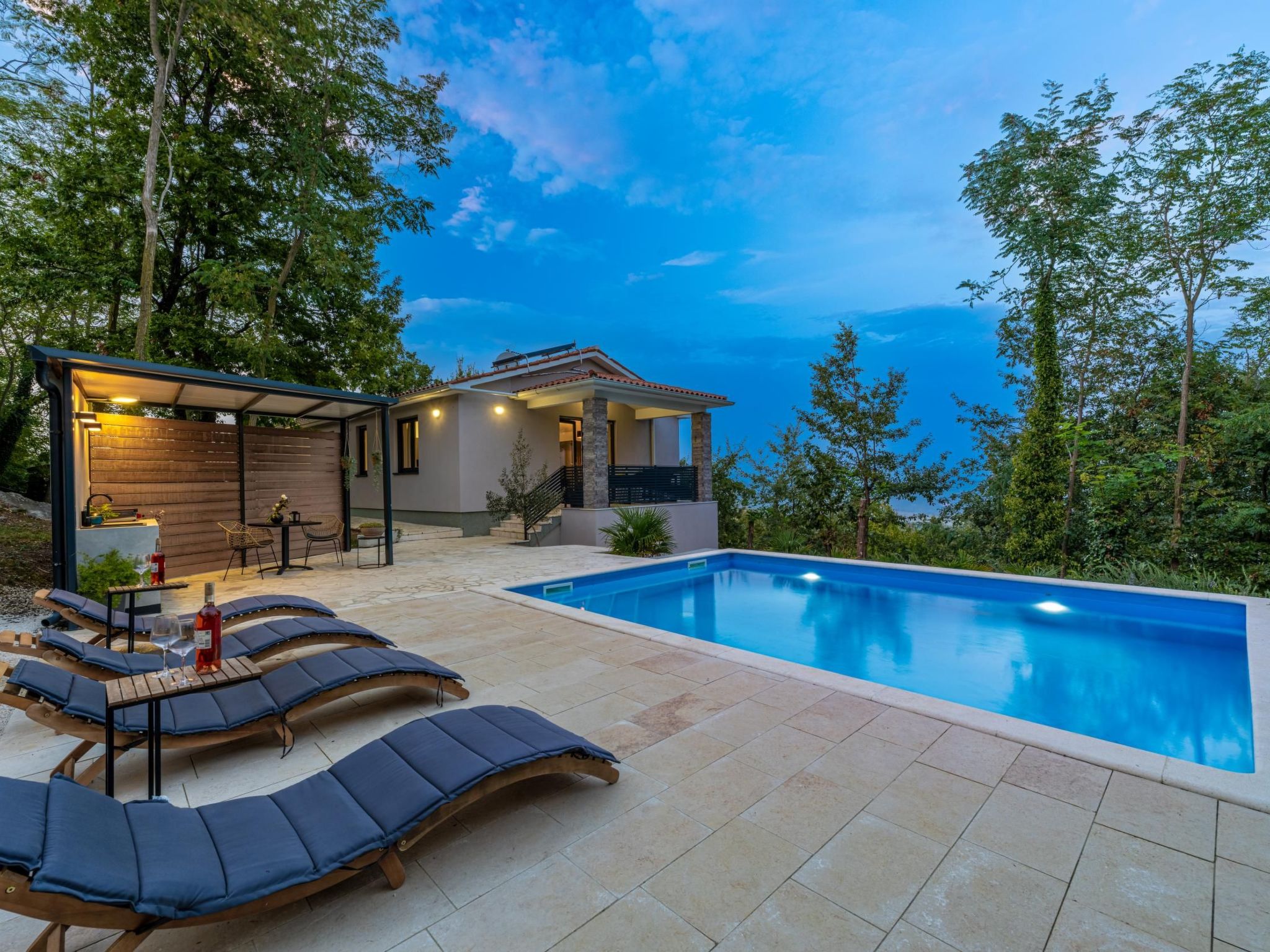 Für 5 Personen und 1 Kind in Kukurini, Istrien (Binnenland von Istrien)