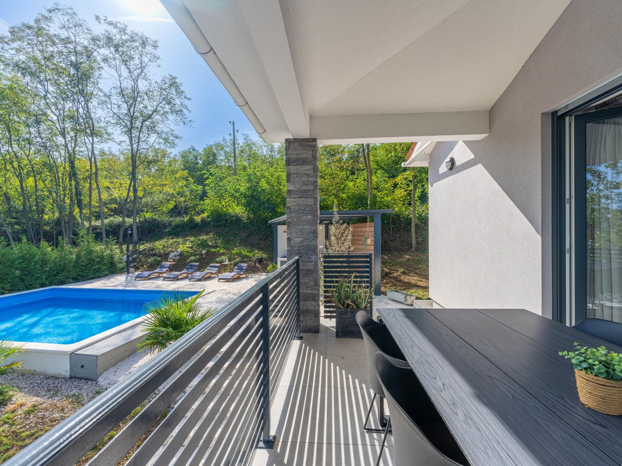 Für 5 Personen und 1 Kind in Kukurini, Istrien (Binnenland von Istrien)-Dedans