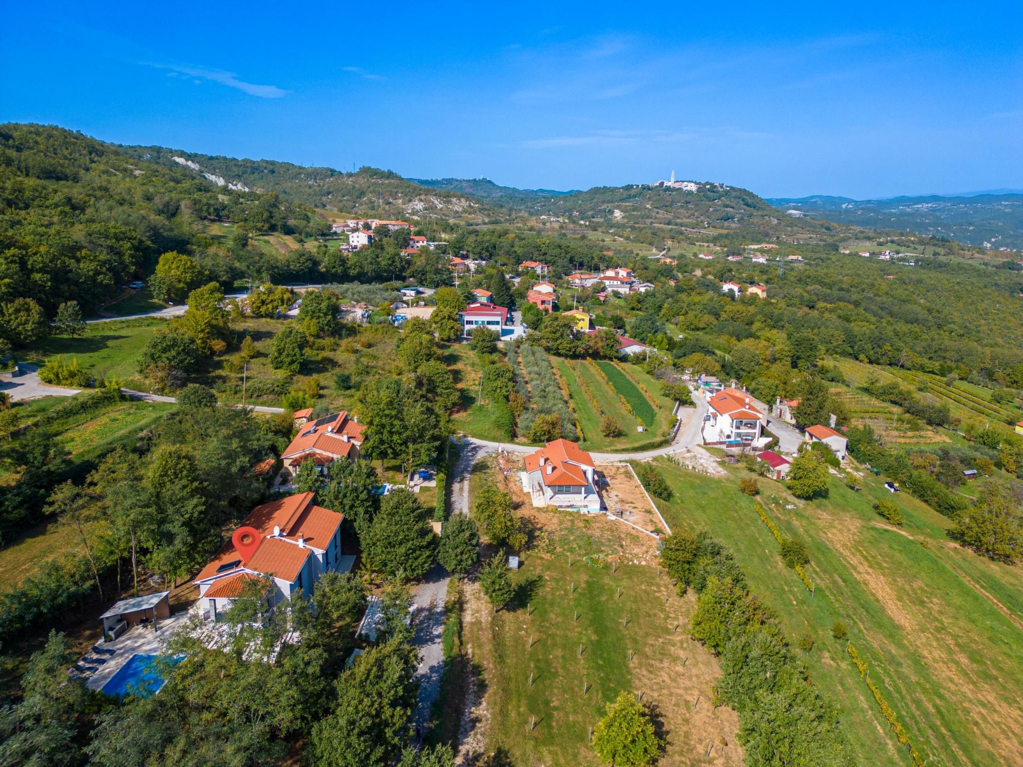 Für 5 Personen und 1 Kind in Kukurini, Istrien (Binnenland von Istrien)-Dedans
