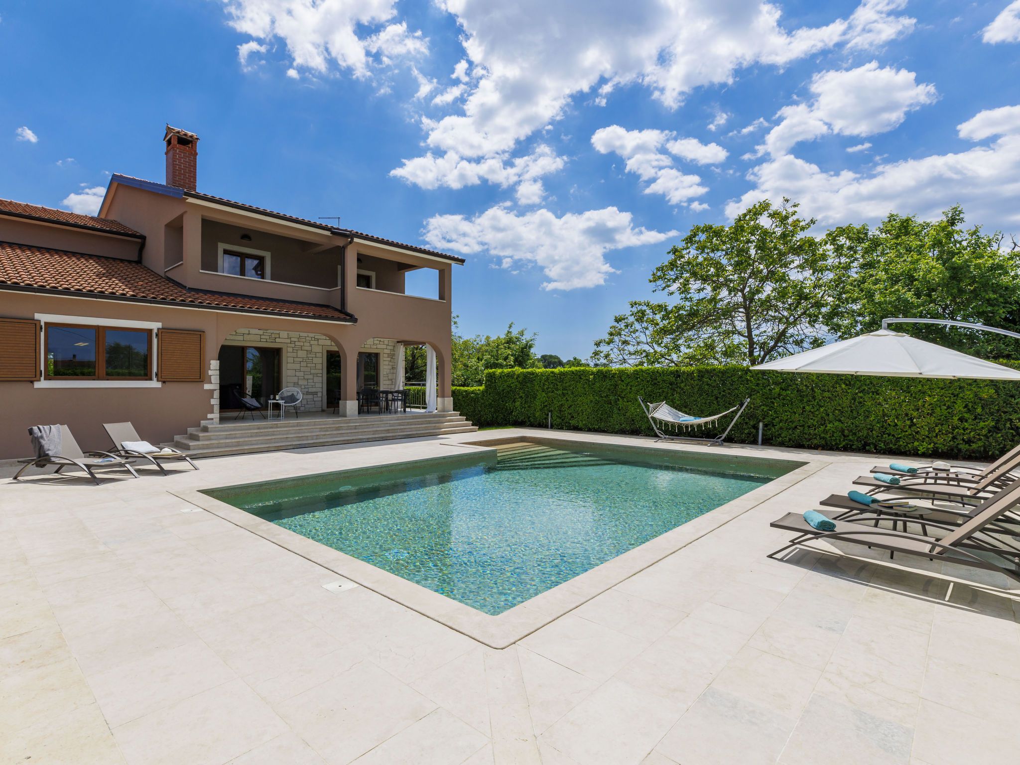 Vakantiehuis met privé zwembad in Sveti Petar u Sumi (Kroatië) voor 6 personen