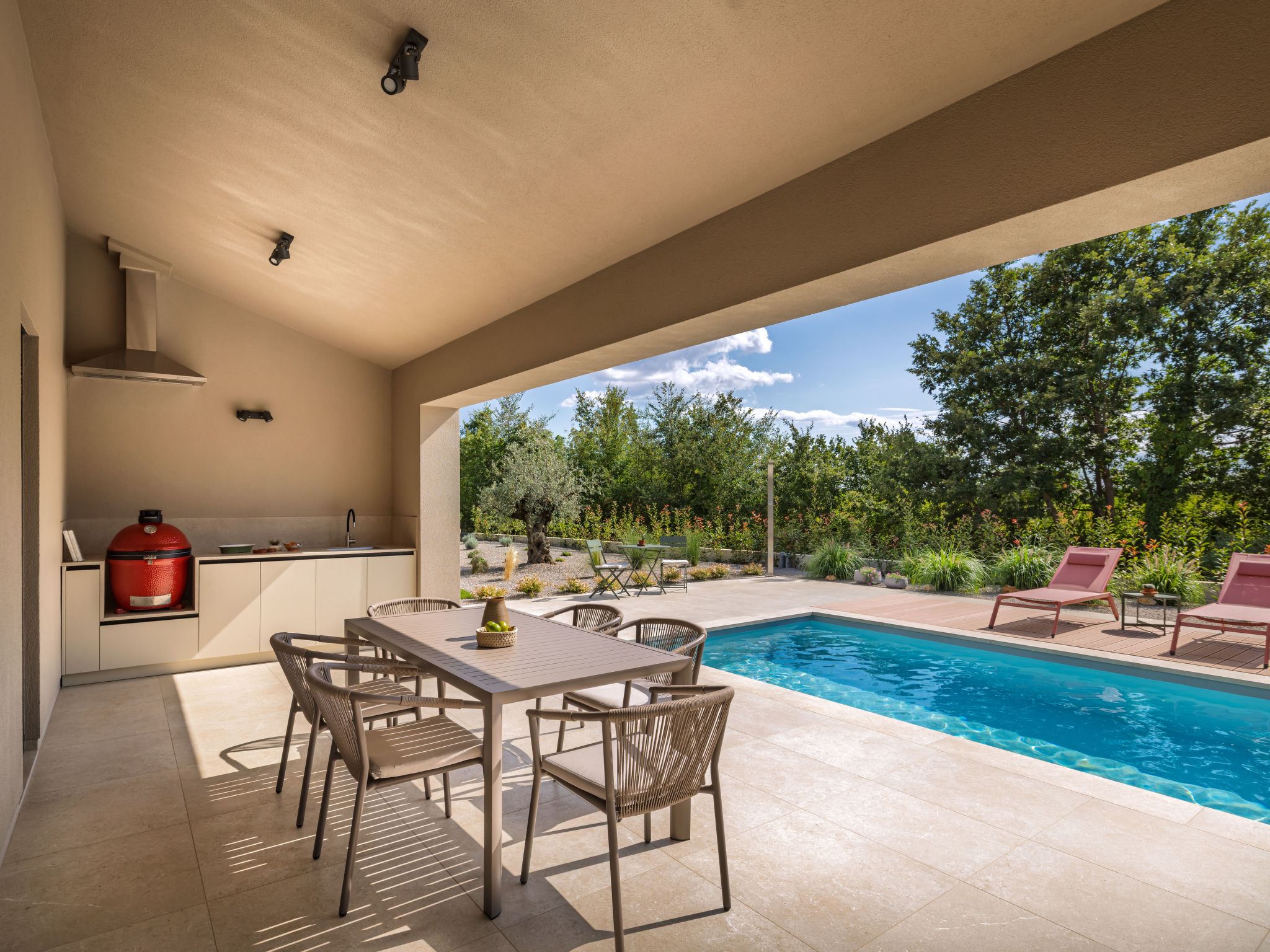 Vakantiehuis met privé zwembad in Fabci (Kroatië) voor 2 personen