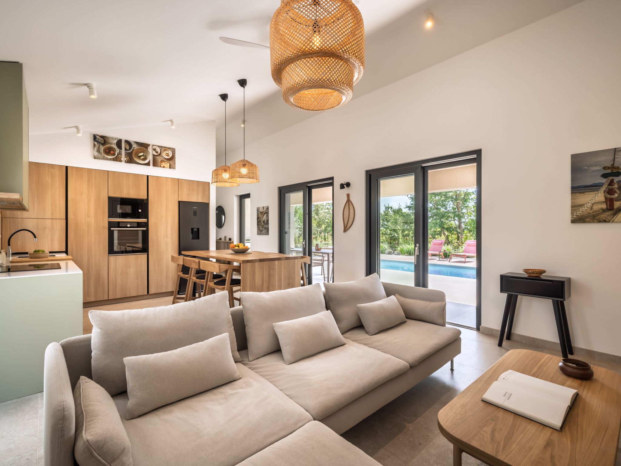 Design Villa Nux für 5 Personen mit beheiztem Pool-Binnen