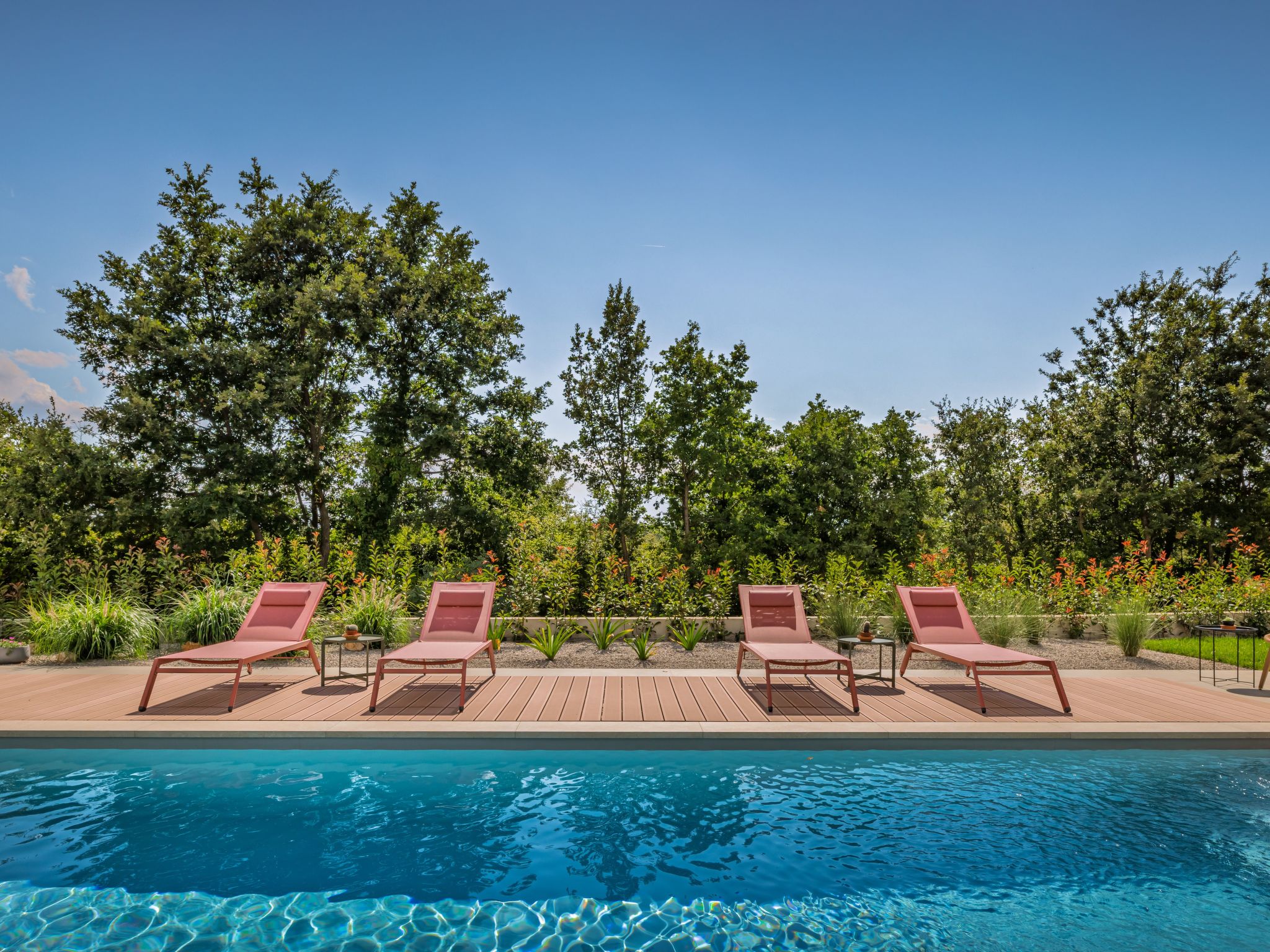 Design Villa Nux für 5 Personen mit beheiztem Pool-Binnen