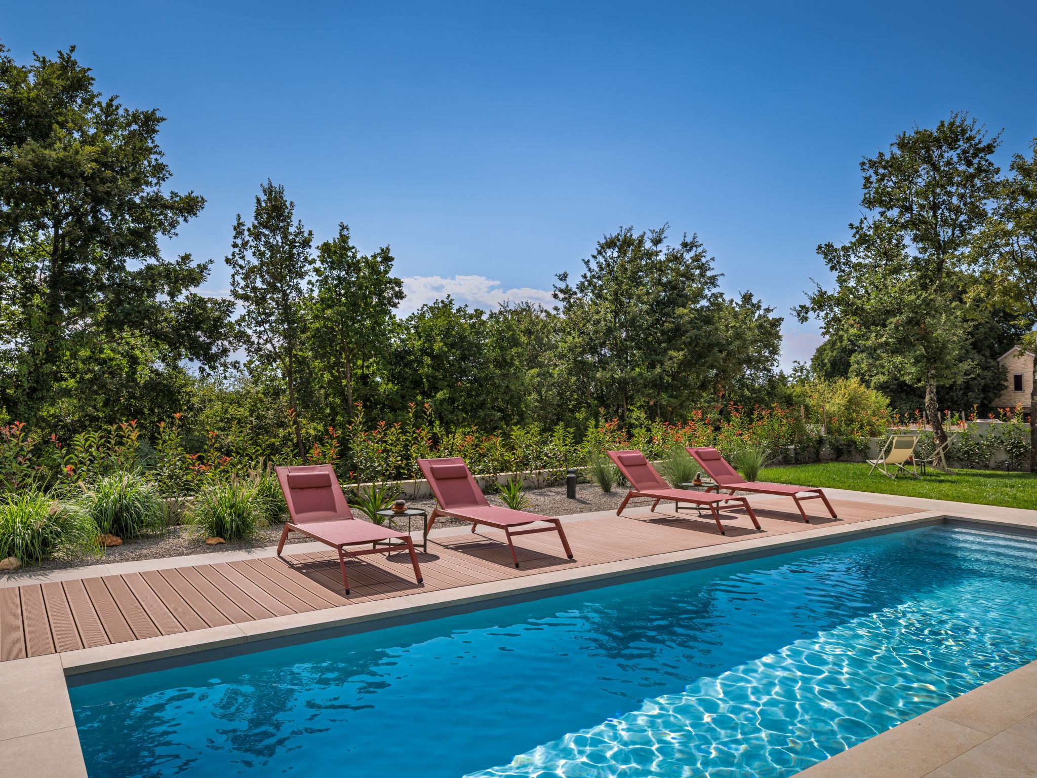 Design Villa Nux für 5 Personen mit beheiztem Pool-Binnen