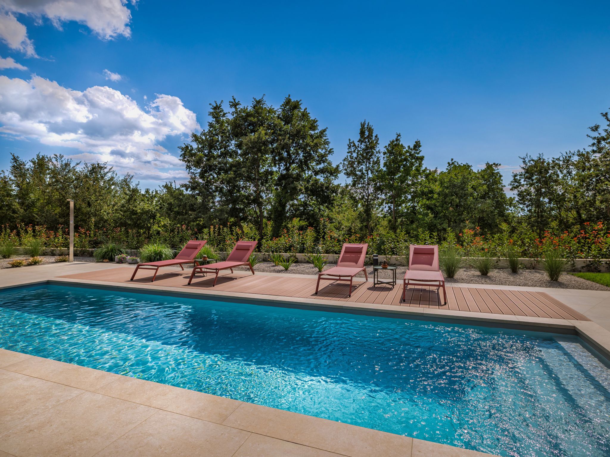 Design Villa Nux für 5 Personen mit beheiztem Pool-Binnen