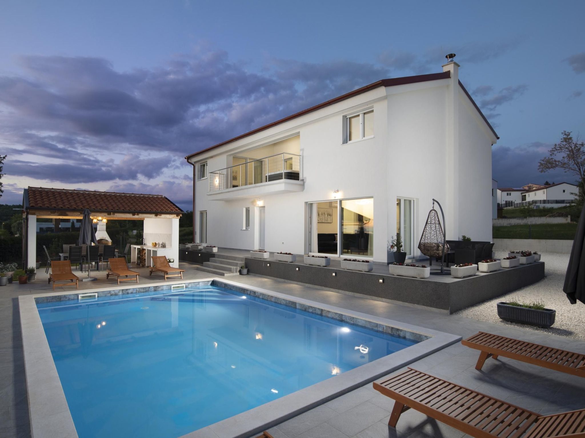 Vakantiehuis met omheinde tuin in Fabci (Kroatië) 1 hond is welkom