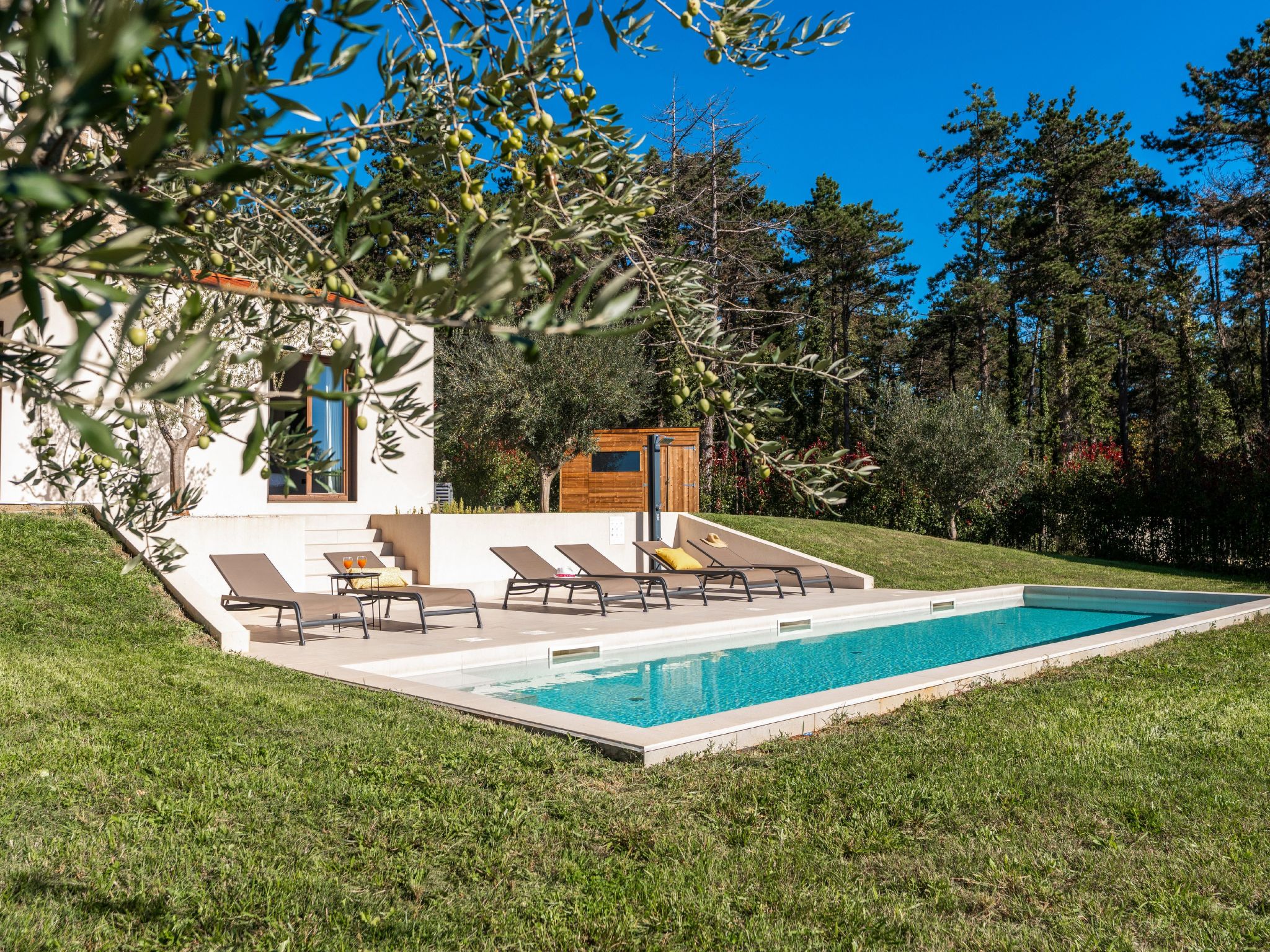 Vakantiehuis met privé zwembad in Fabci (Kroatië) voor 6 personen