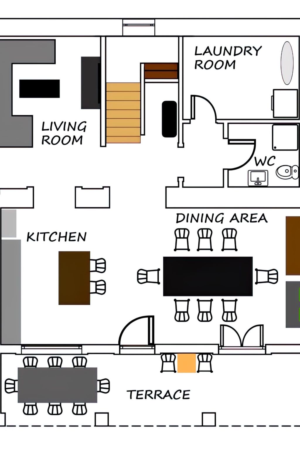 Villa Martin - Rückzugsort auf dem Land mit Pool-Binnen