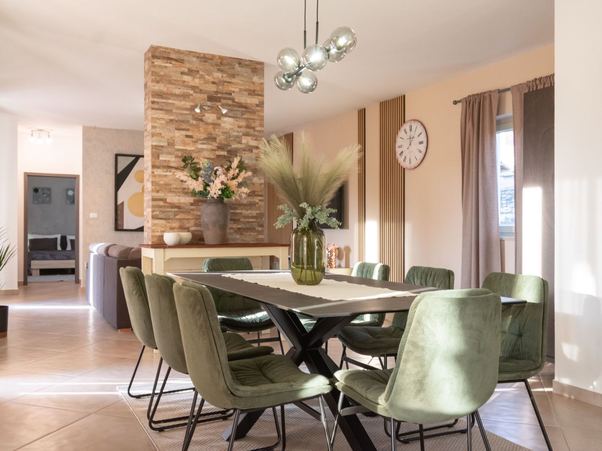 Private Villa mit Panoramablick-Dedans