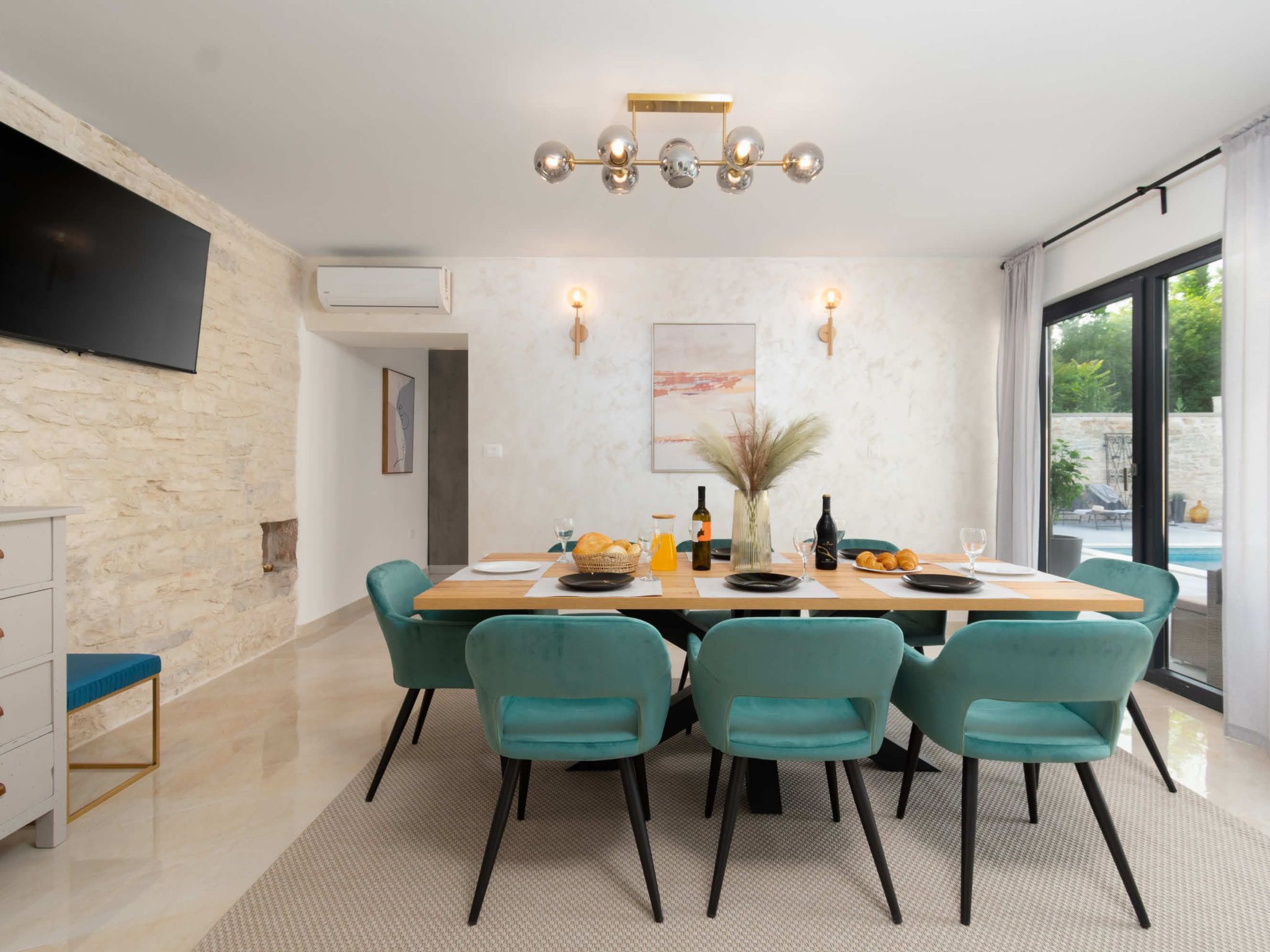 Designer Villa Simone - Modern und Heritage Style-Binnen