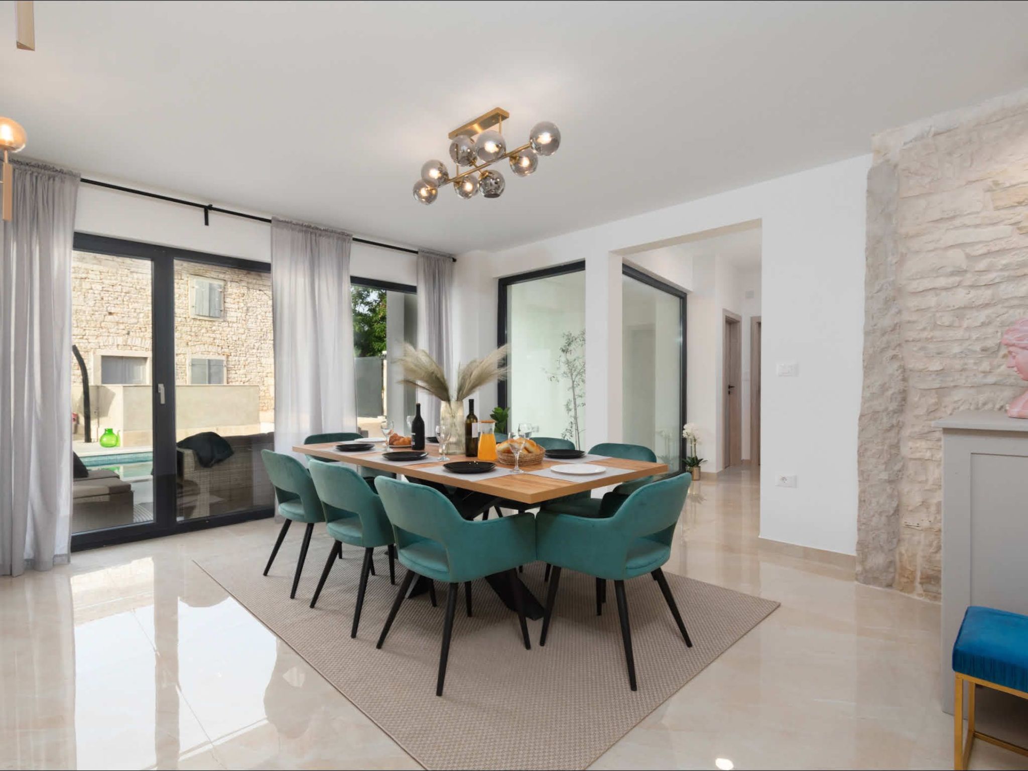 Designer Villa Simone - Modern und Heritage Style-Binnen