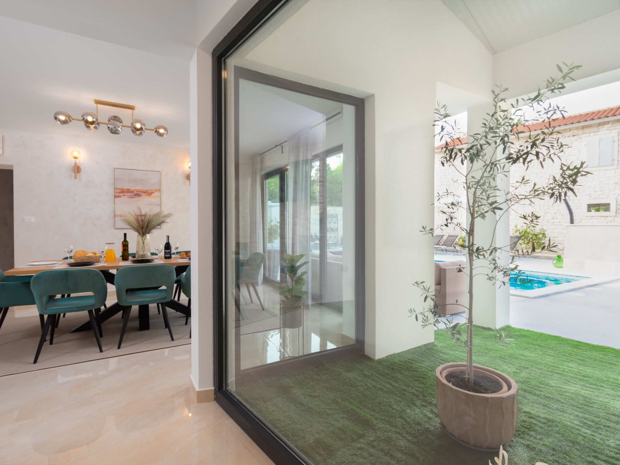 Designer Villa Simone - Modern und Heritage Style-Binnen