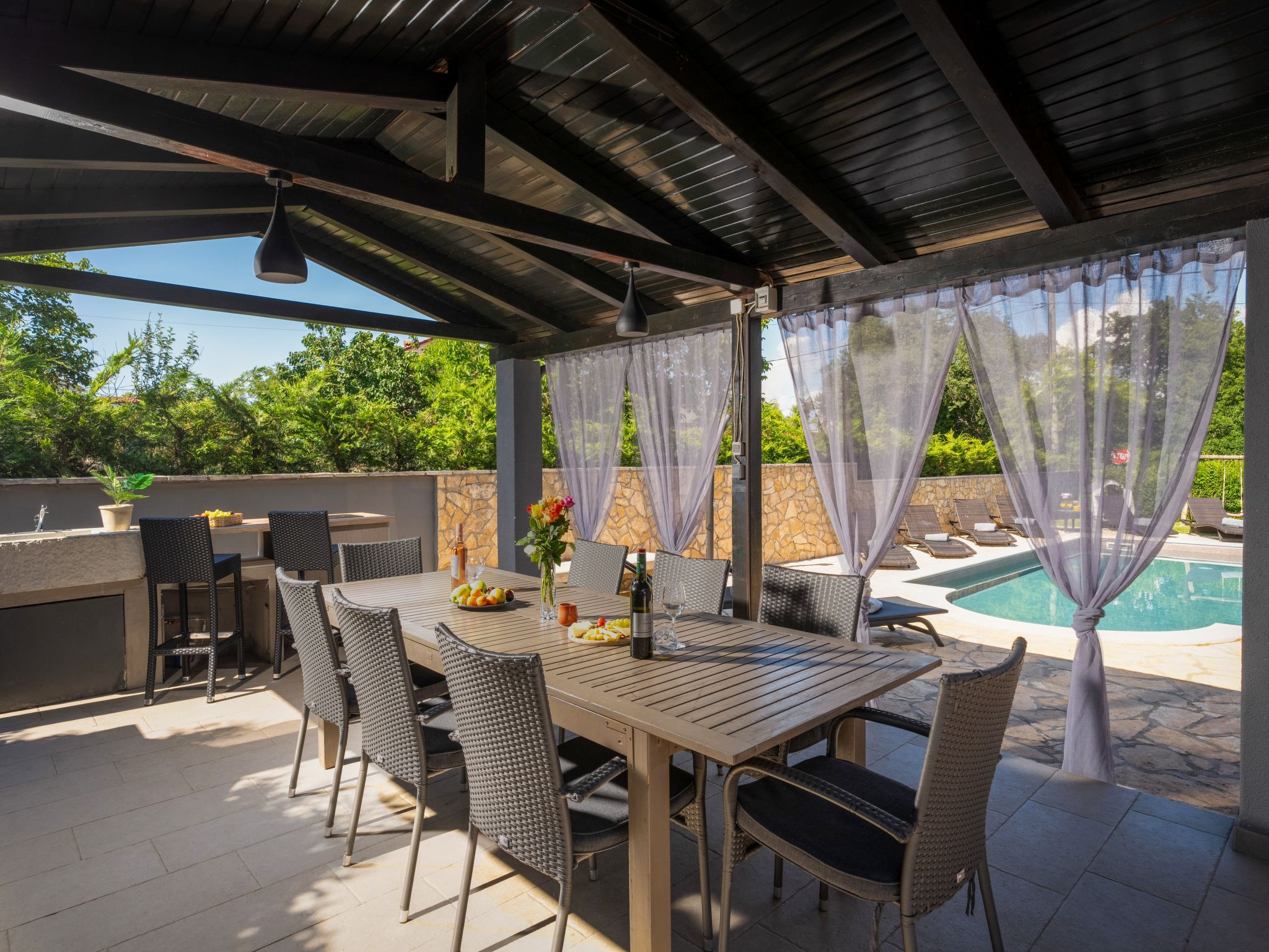 Casa Viola mit Pool, unweit von Lanterna Resort