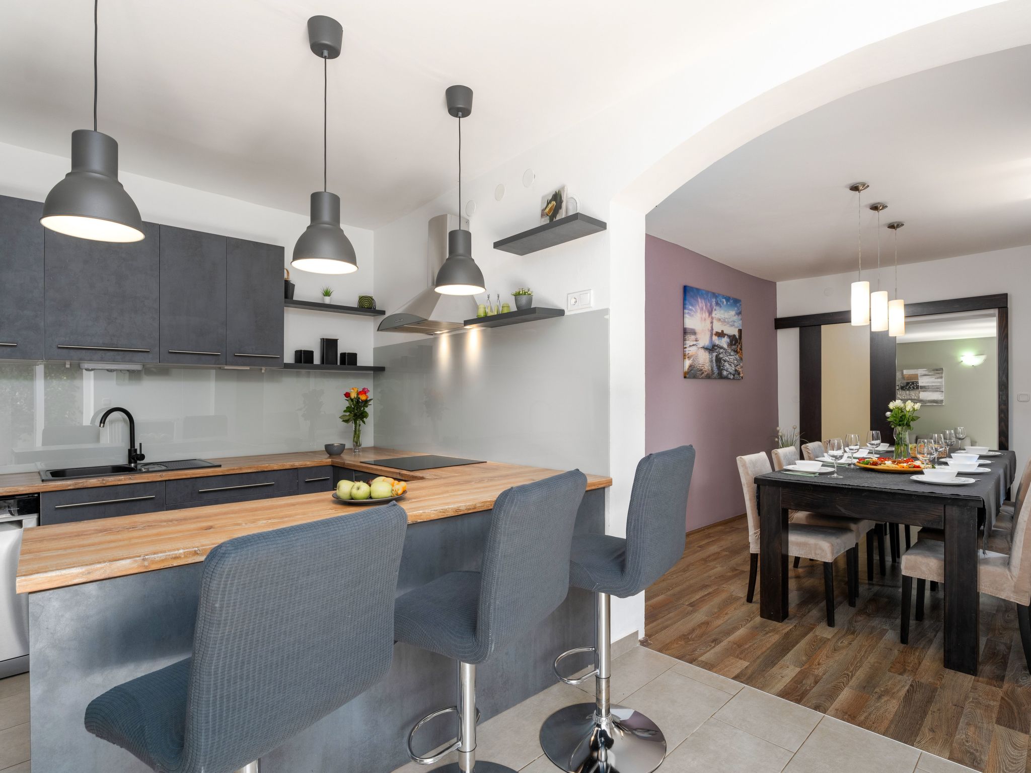 Casa Viola mit Pool, unweit von Lanterna Resort-Drinnen