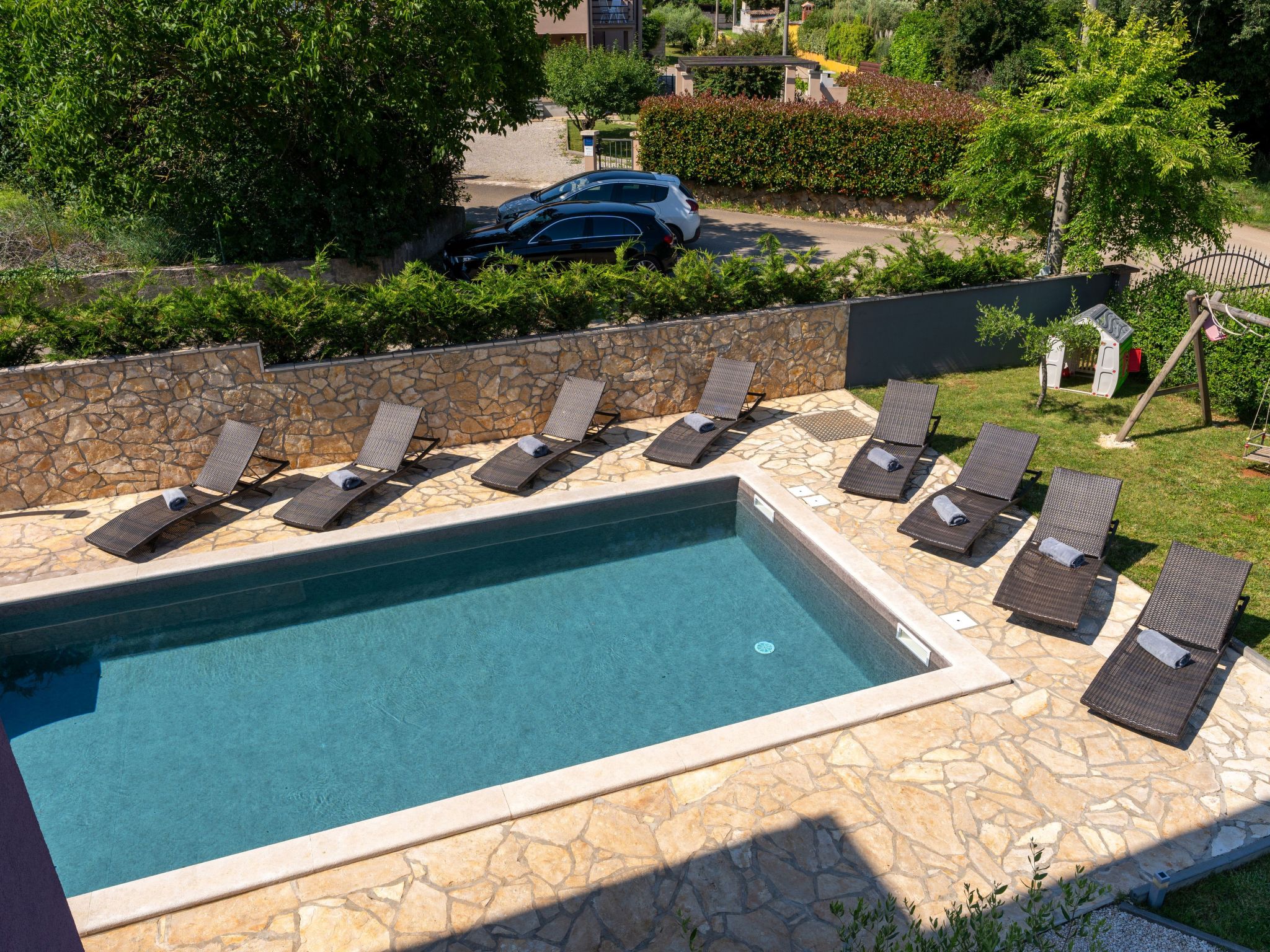 Casa Viola mit Pool, unweit von Lanterna Resort-Draußen