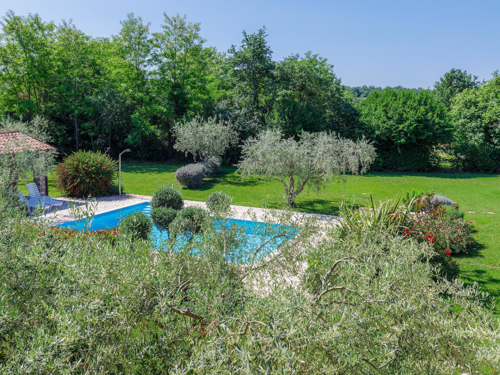 Knus appartement Fiore nabij Poreč met zwembad en tuin - foto 17