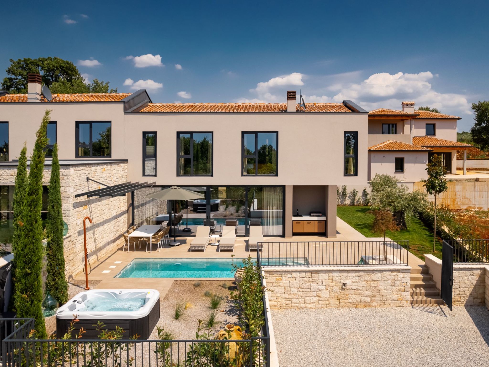 Nieuwe luxe vakantiewoning met privé-zwembad en sauna bij Poreč - foto 49