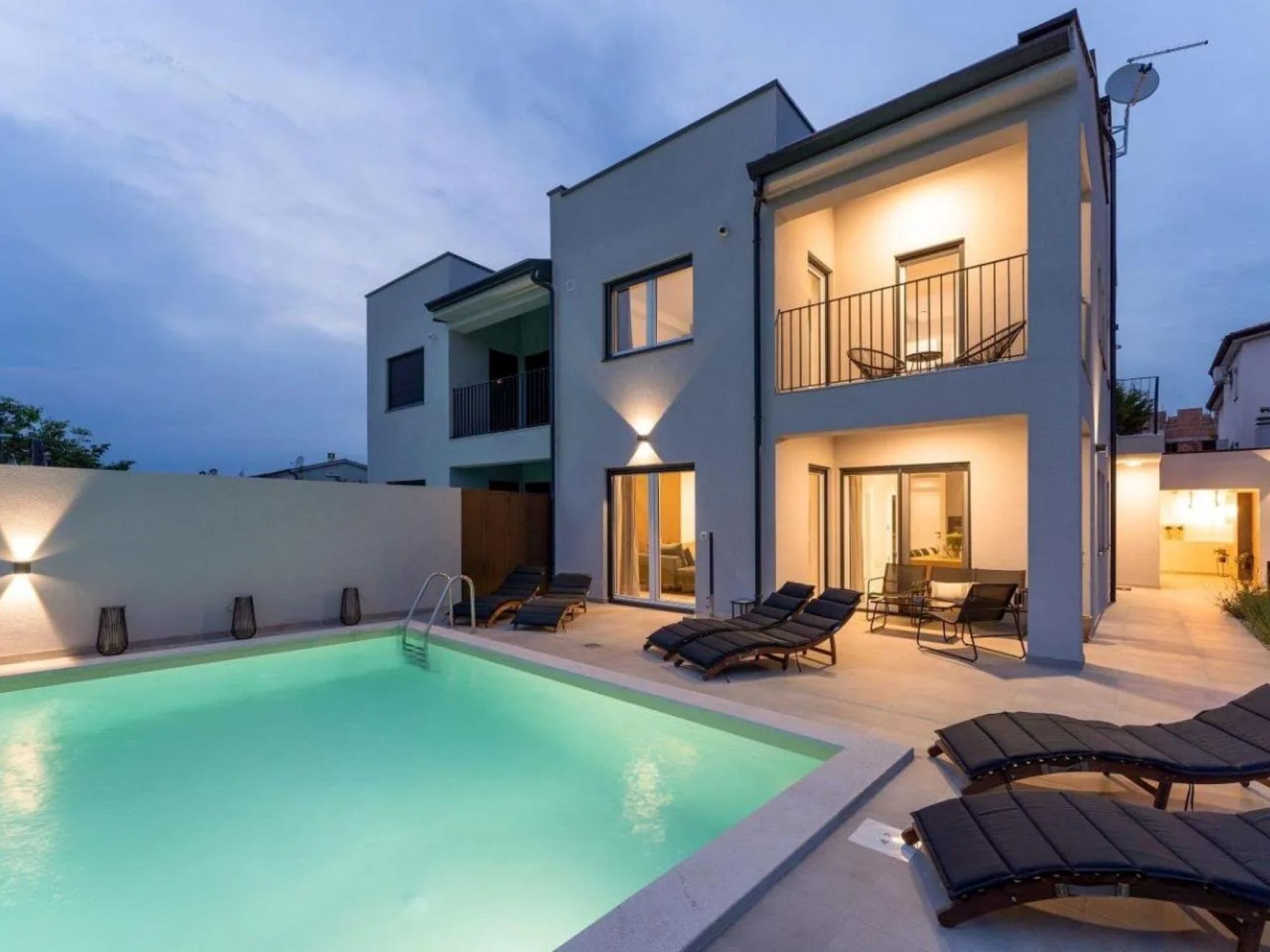 Vakantiehuis met privé zwembad in Porec/Nova Vas (Kroatië) voor 6 personen