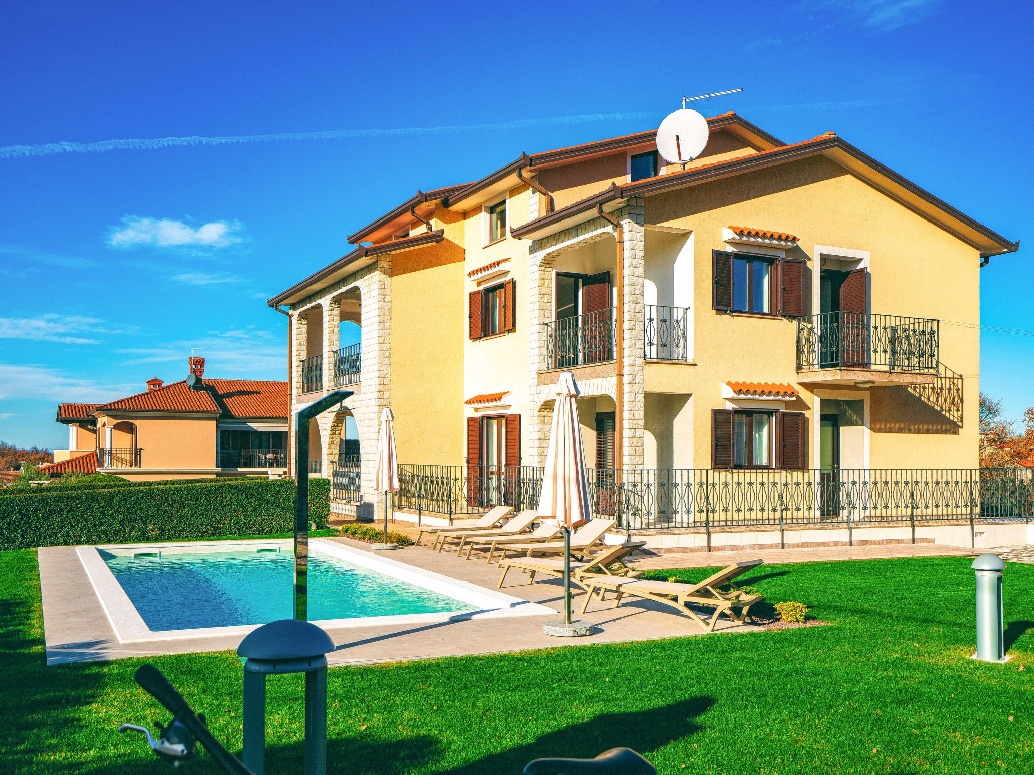 Vakantiehuis met privé zwembad in Vizinada (Kroatië) voor 6 personen