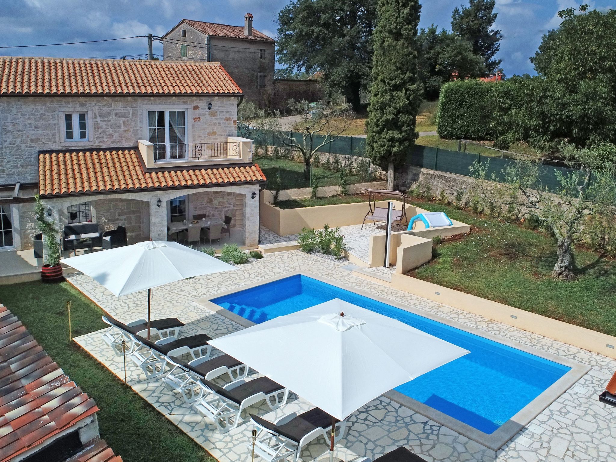 Vakantiehuis met privé zwembad in Vizinada (Kroatië) voor 6 personen