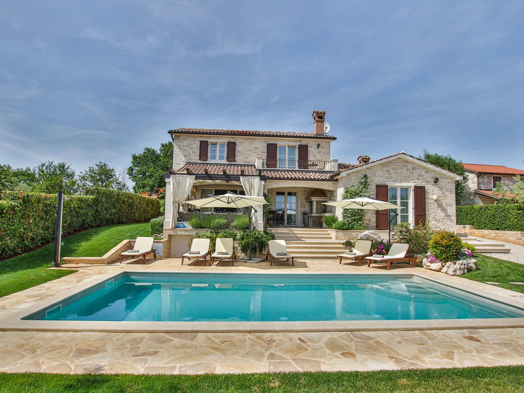 Villa Elizabet bei Porec mit Pool-Dehors