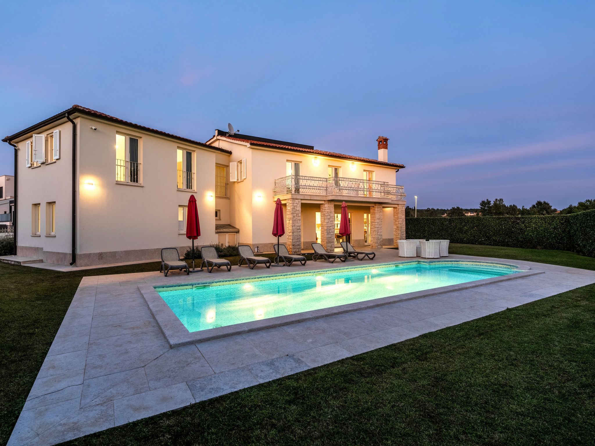 Vakantiehuis met omheinde tuin in Porec/Kastelir (Kroatië) 1 hond is welkom