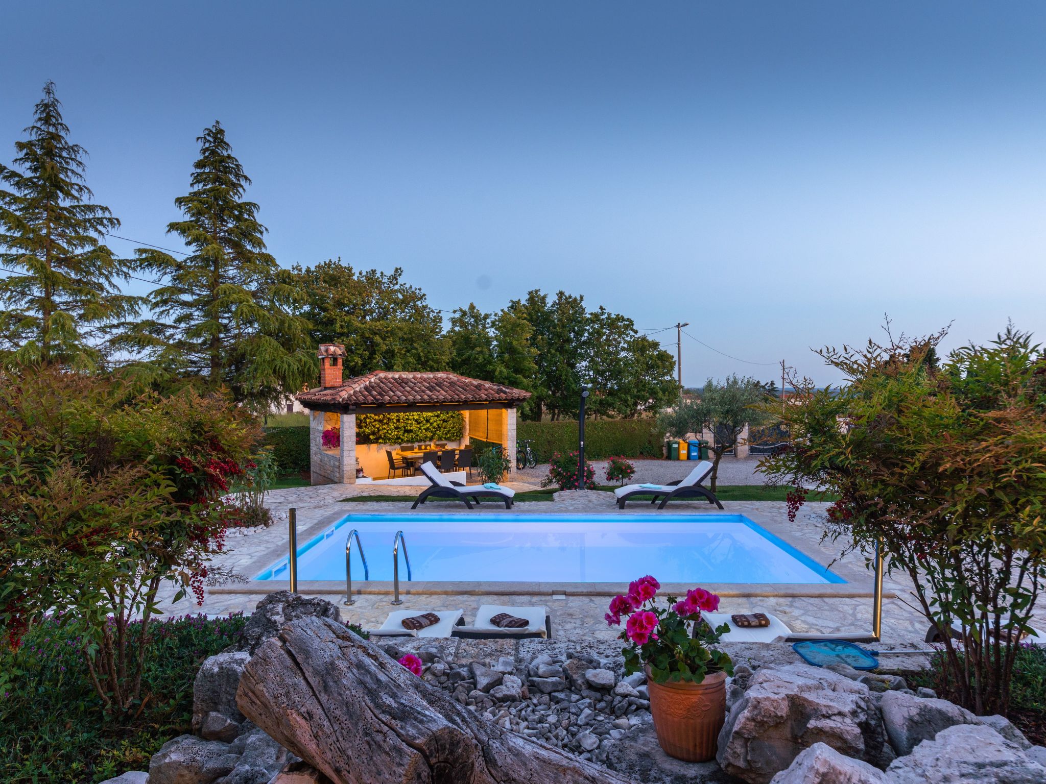 Landhaus Villa Casa Danijel mit Pool und Meerblick