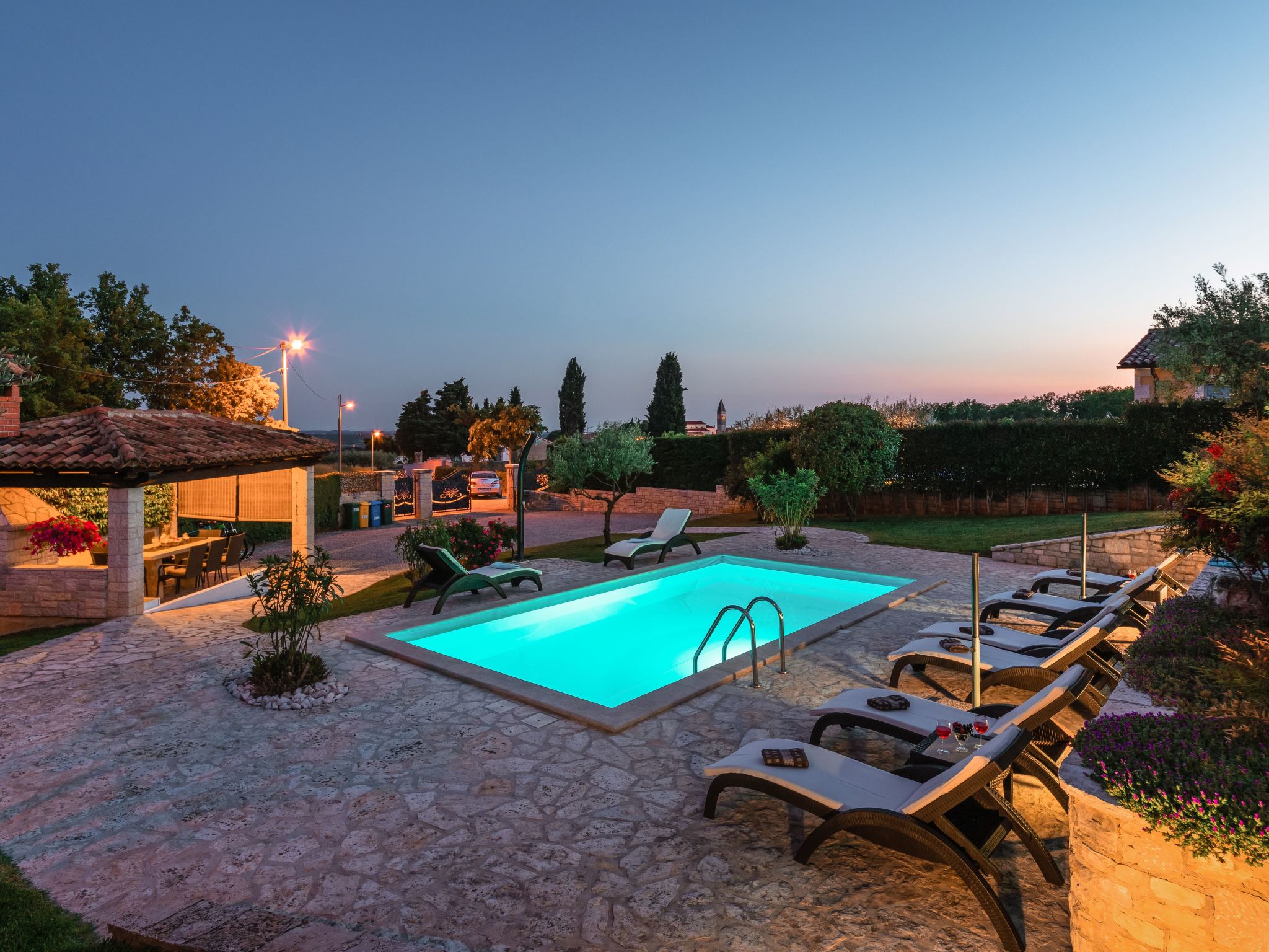 Landhaus Villa Casa Danijel mit Pool und Meerblick