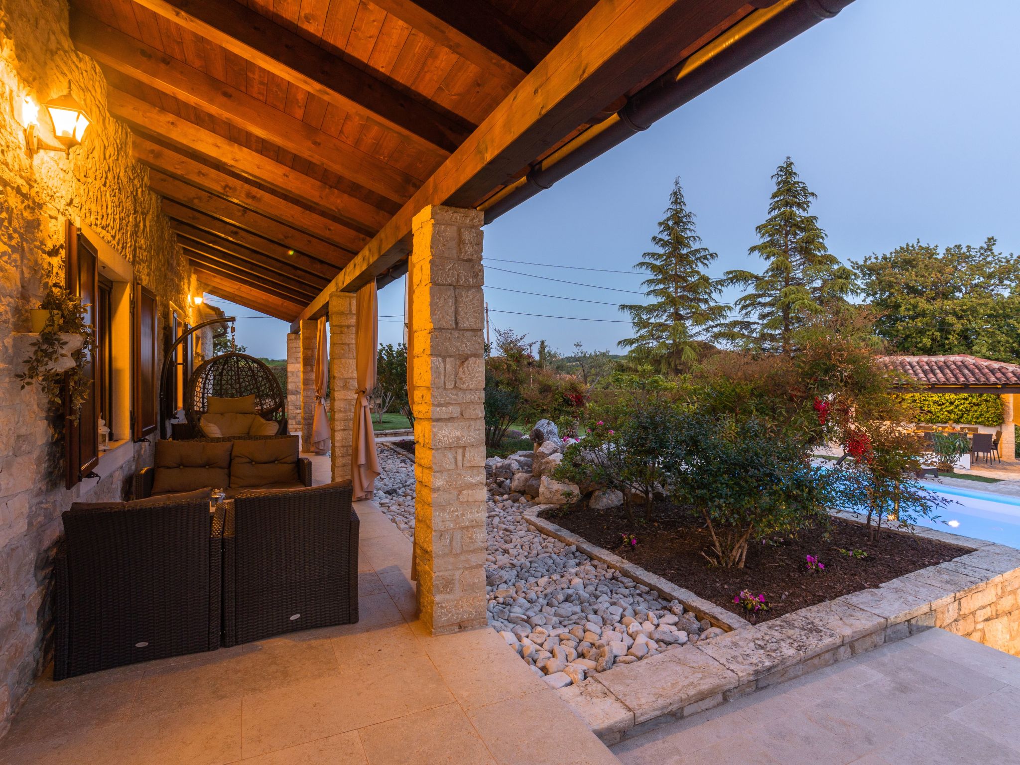 Landhaus Villa Casa Danijel mit Pool und Meerblick-Dedans