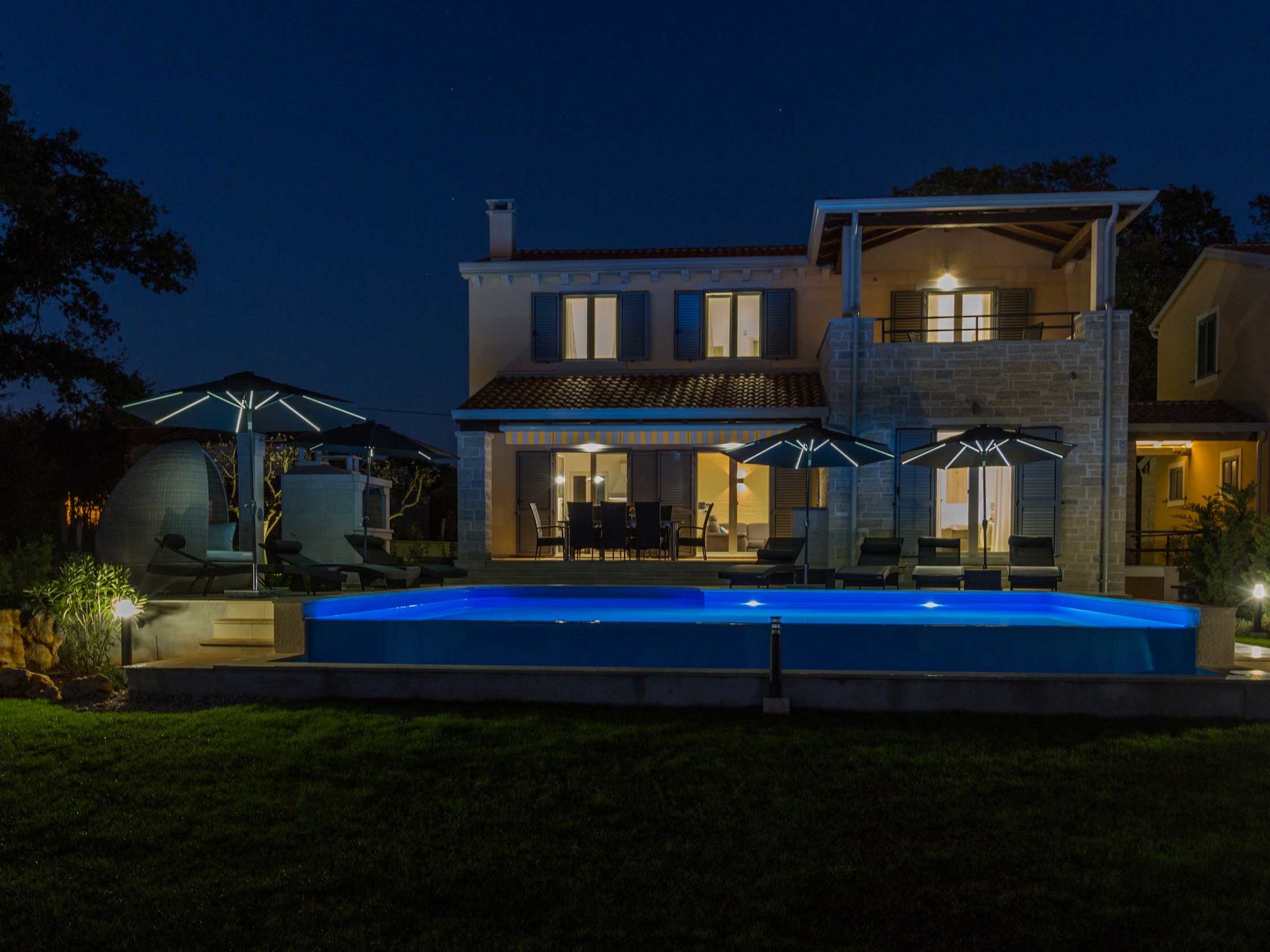 Villa Laura An: Elegant Istrisch toevluchtsoord nabij Poreč met privézwembad en zeezicht - foto 24