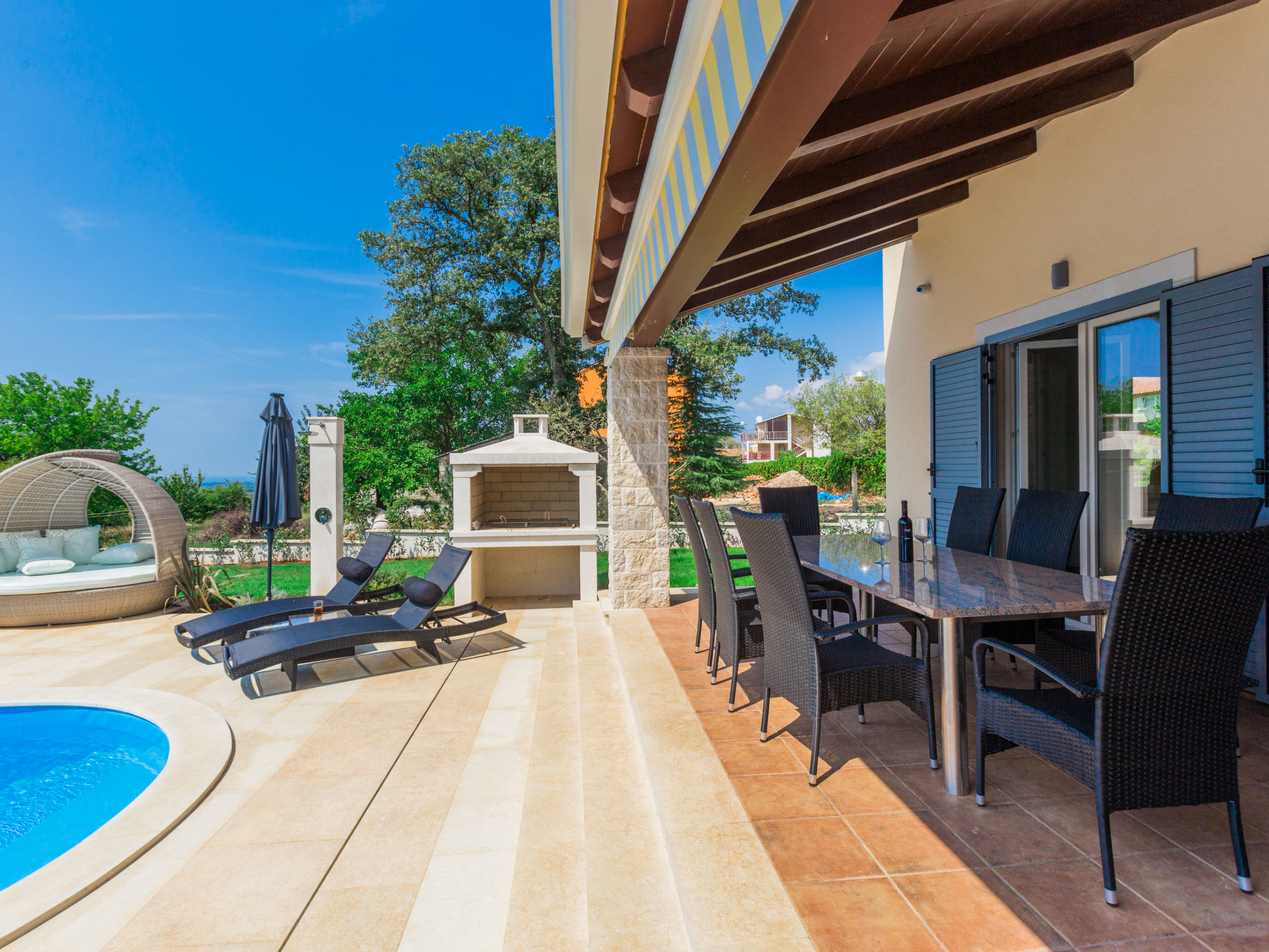Villa Laura An: Elegant Istrisch toevluchtsoord nabij Poreč met privézwembad en zeezicht - foto 9