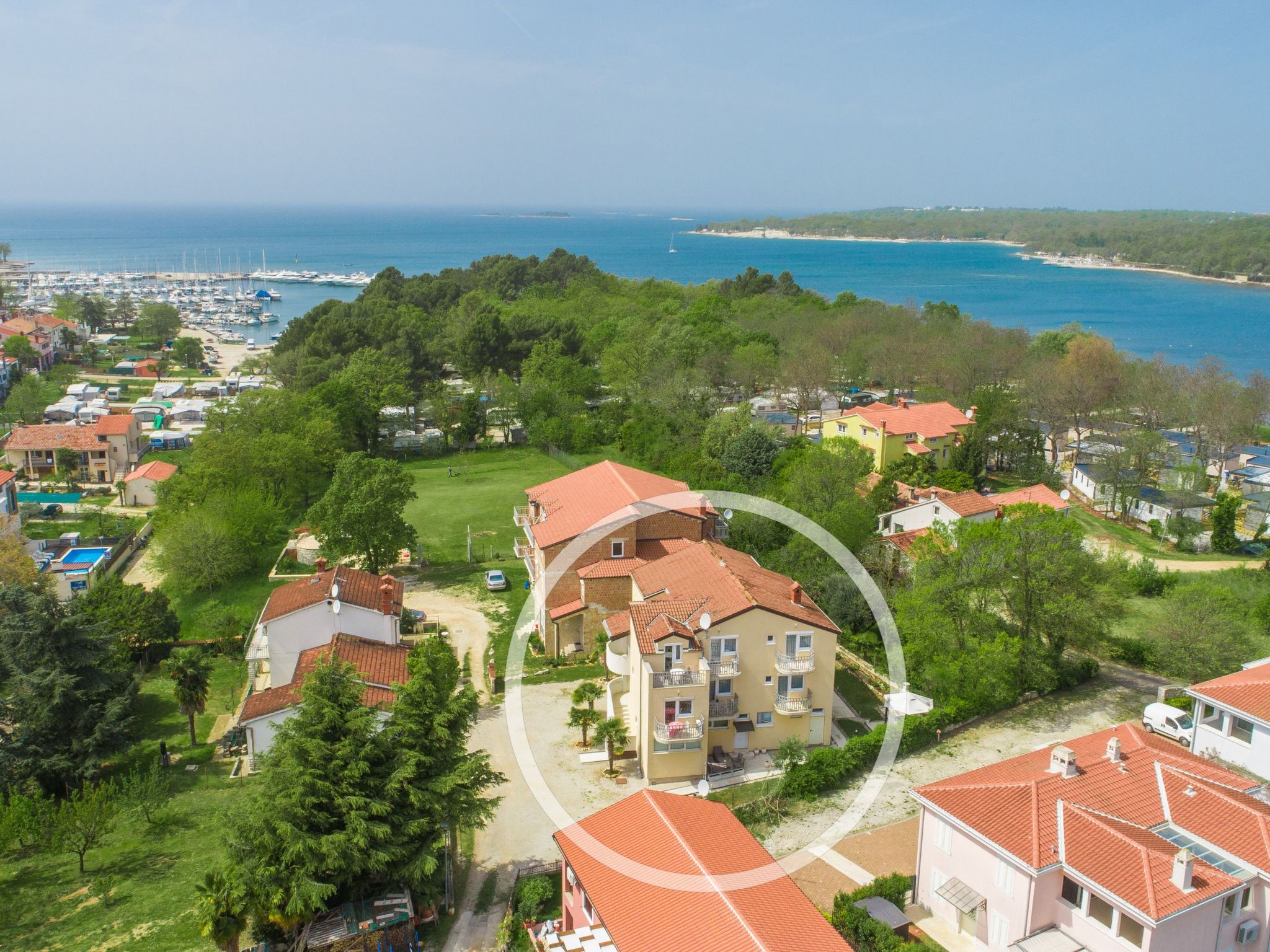 Appartement in Funtana mit Grill-Dehors