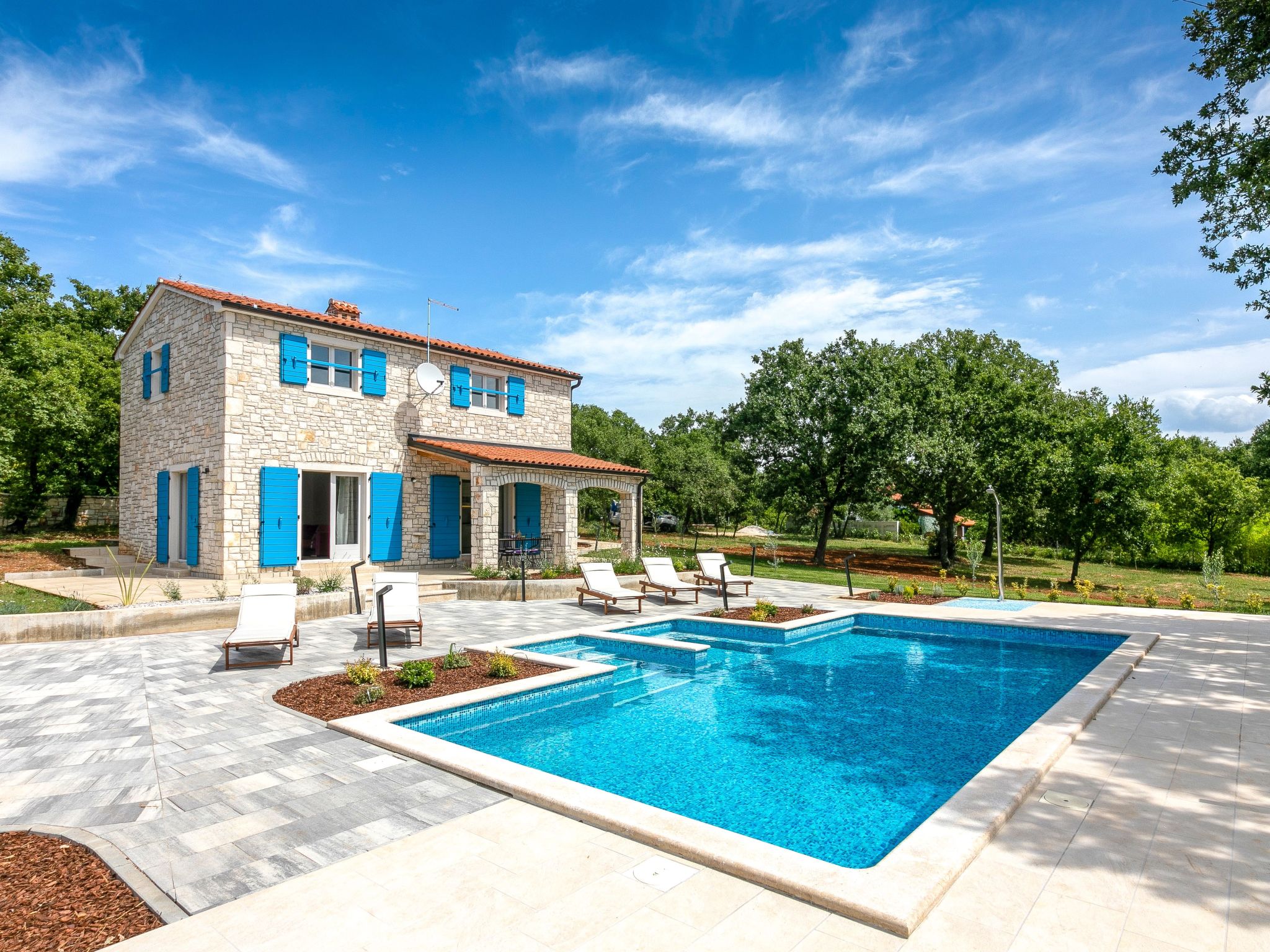 Vakantiehuis met privé zwembad in Porec/Funtana (Kroatië) voor 4 personen