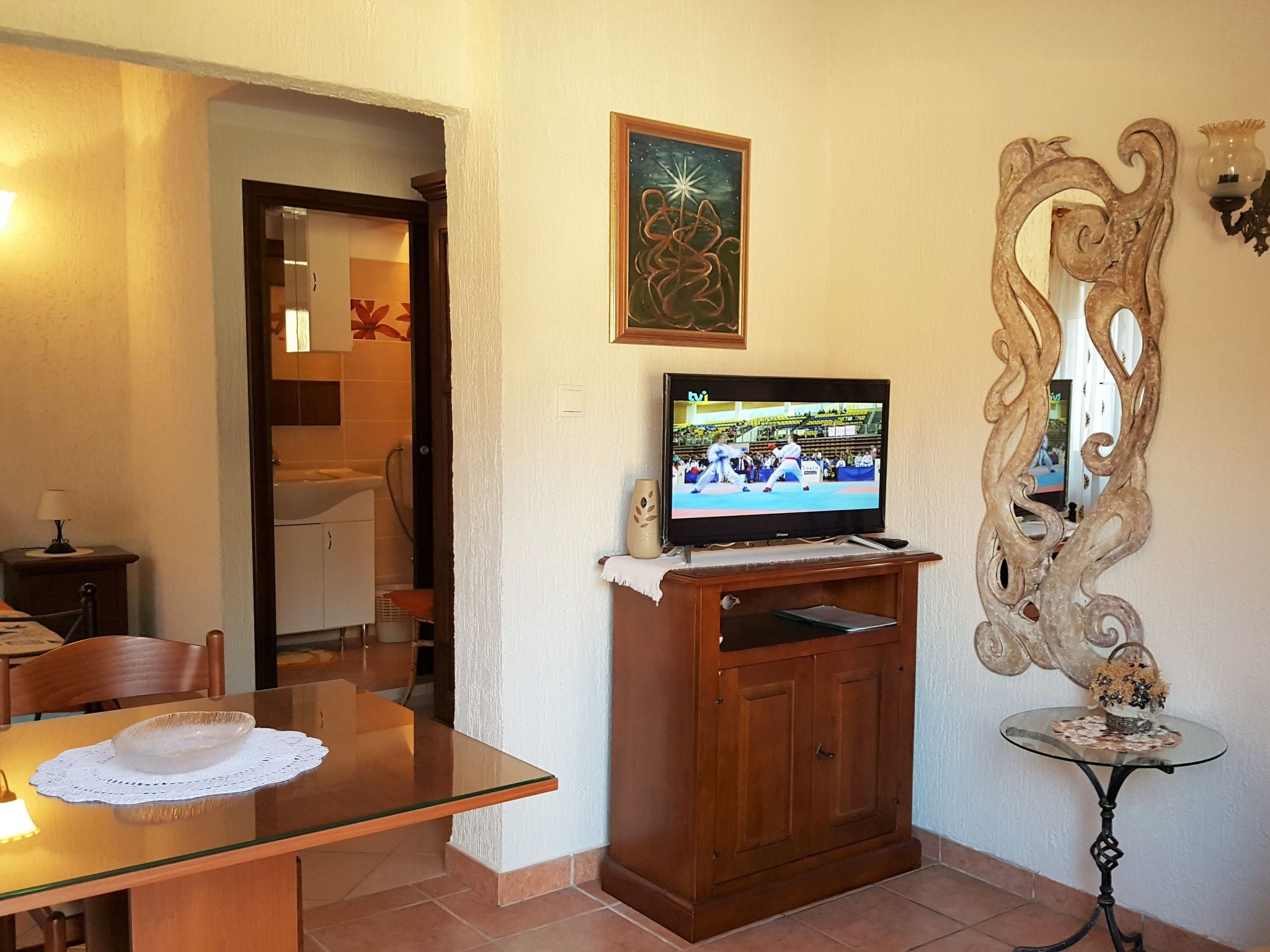 Studio mit Garten-Drinnen