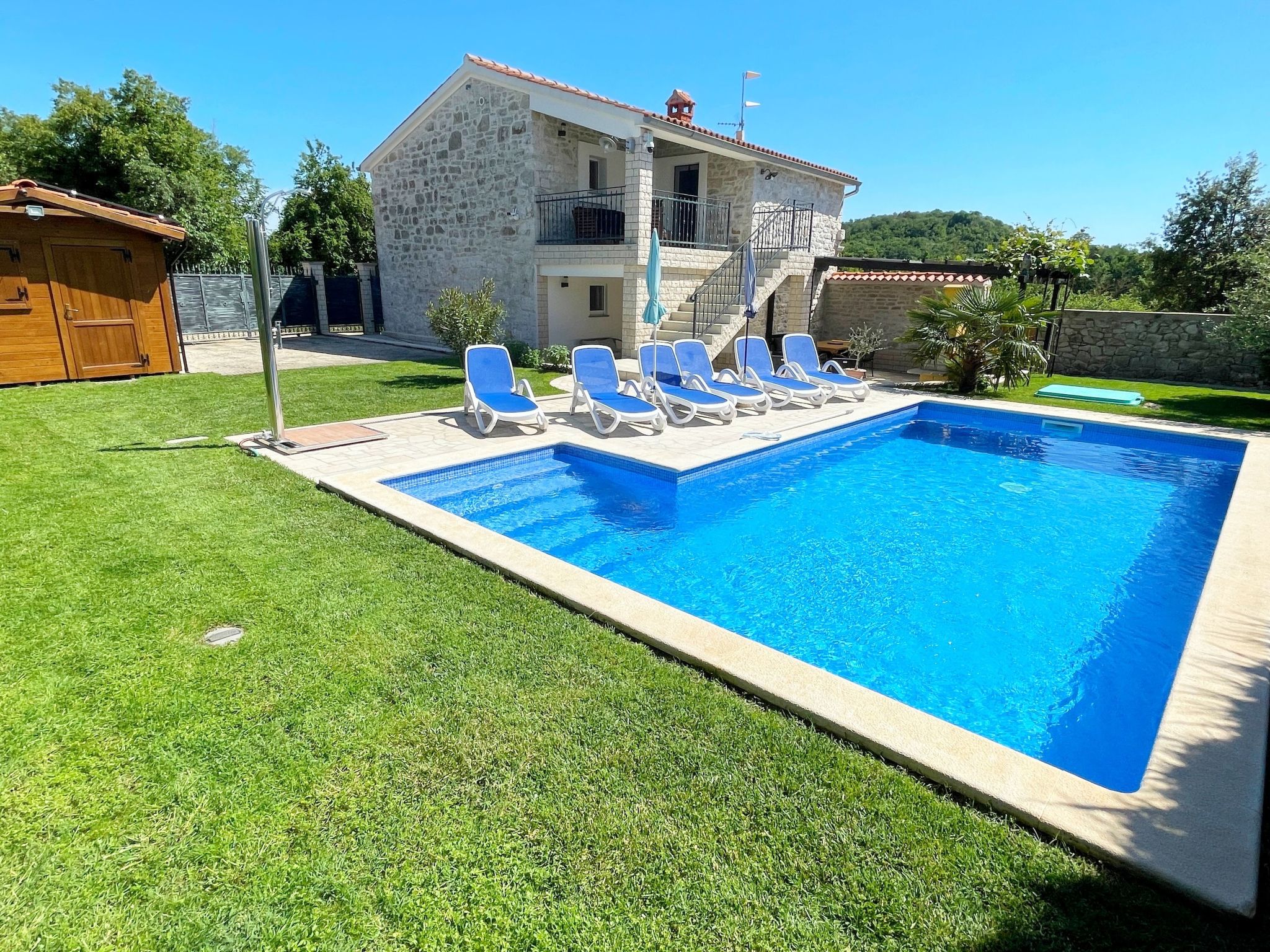 Istrische Stein Villa Lenny in der Nähe von Porec-Binnen