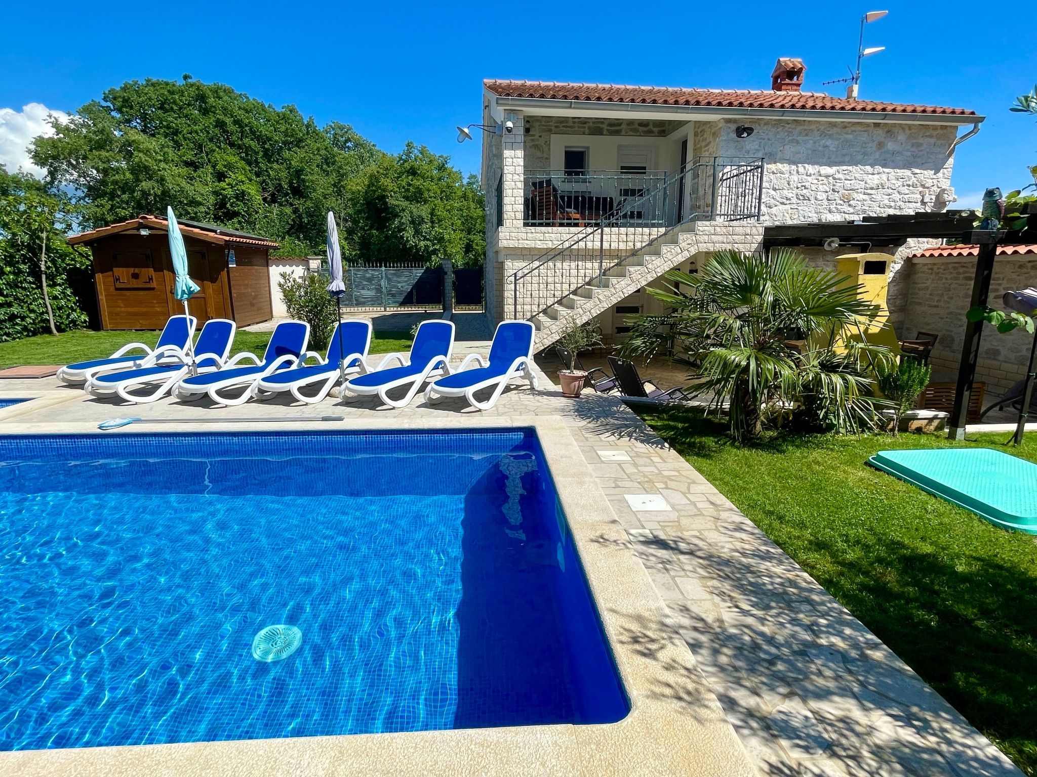 Istrische Stein Villa Lenny in der Nähe von Porec-Binnen