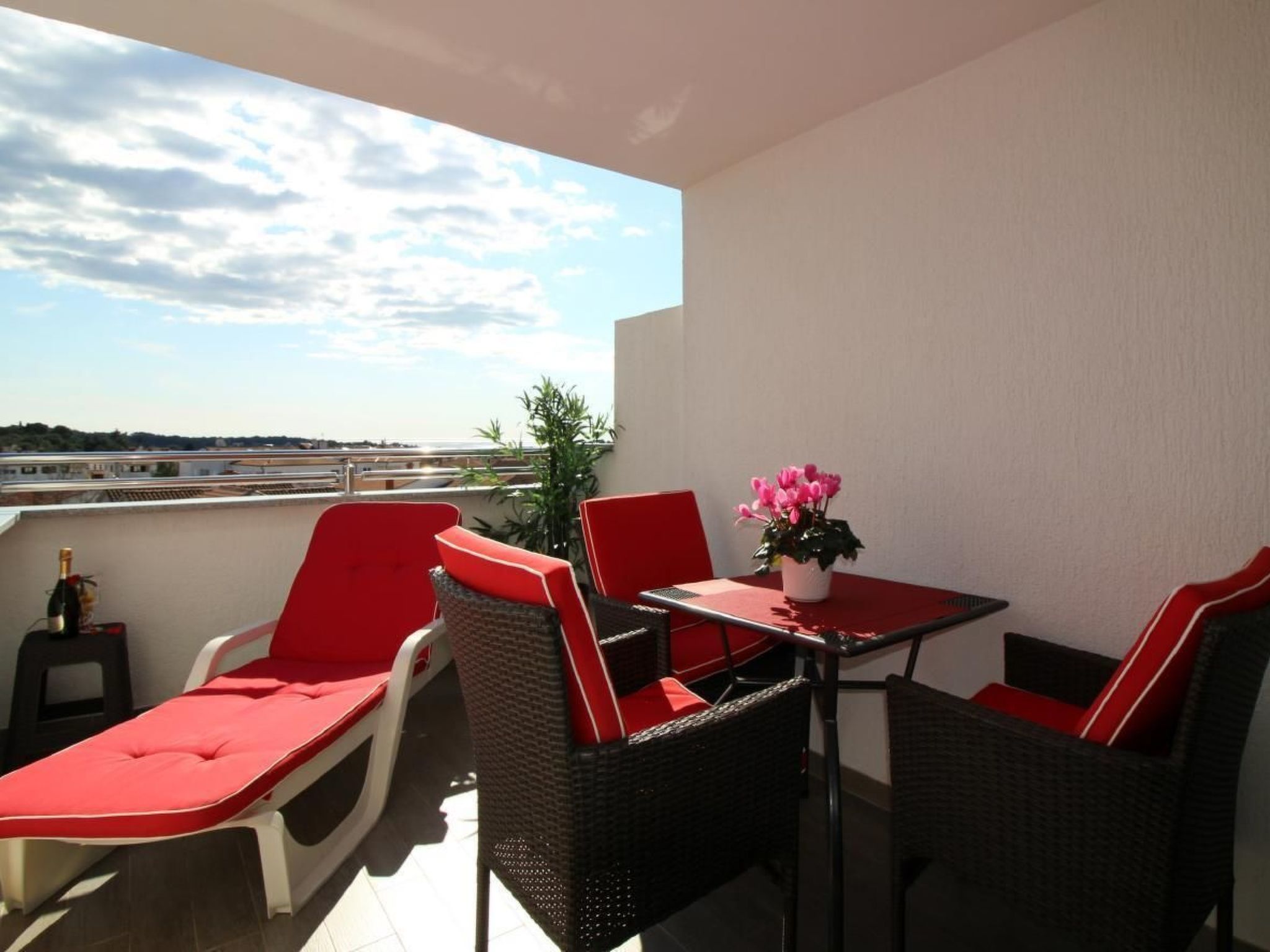 Strandnahe Ferienwohnung Vista 4 mit Meerblick