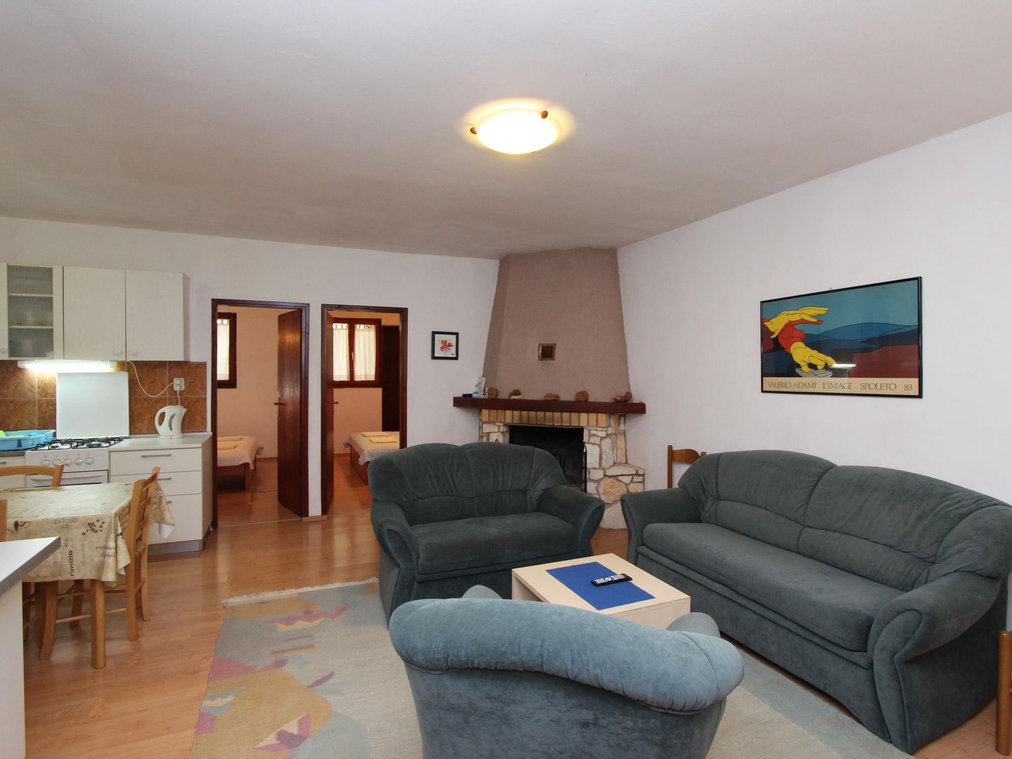 Nette Ferienwohnung in Rovinj mit Offenem Kamin-Binnen