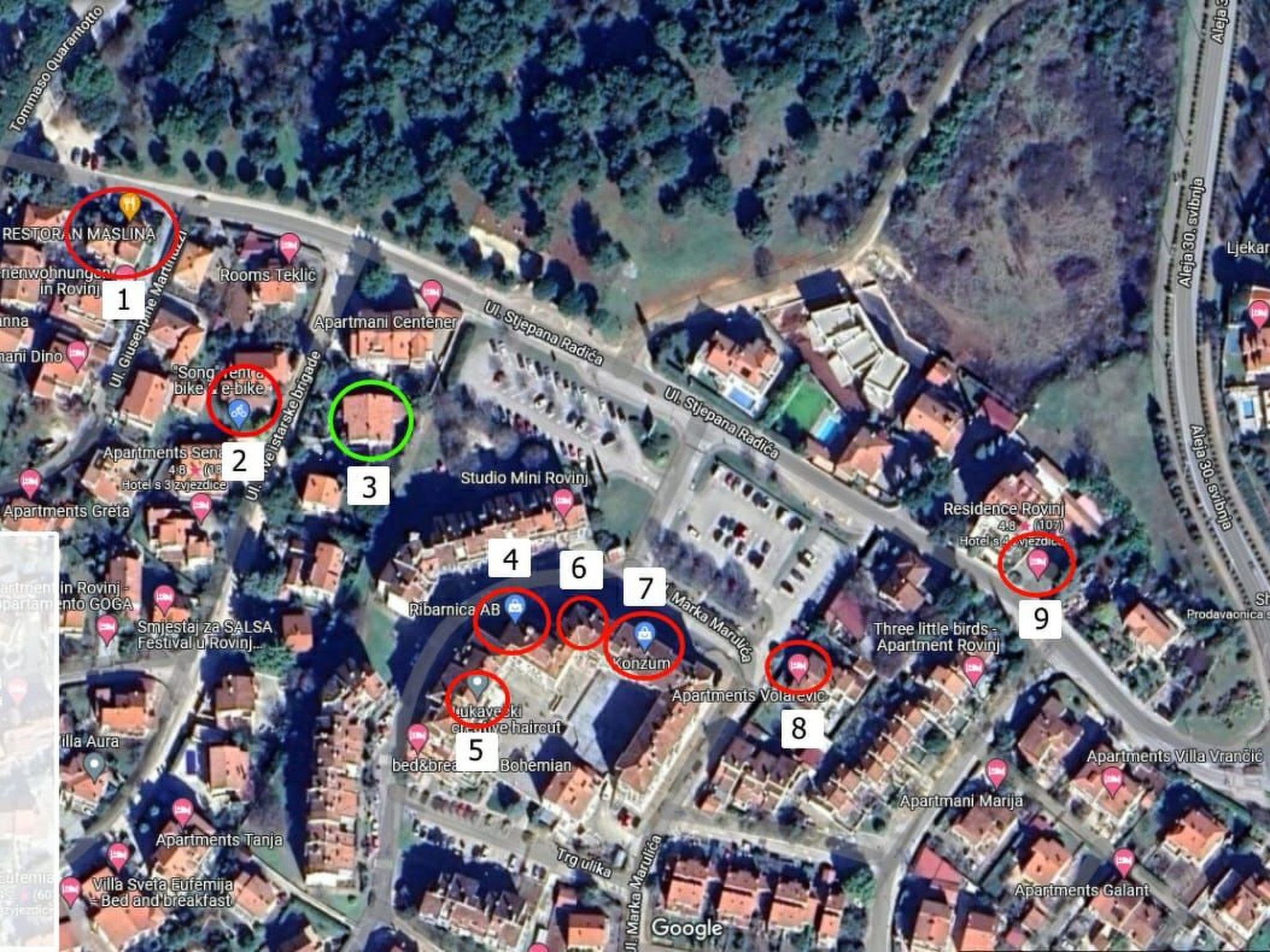 Wohnung 'Ivaana' mit Privatparkplatz-Drinnen