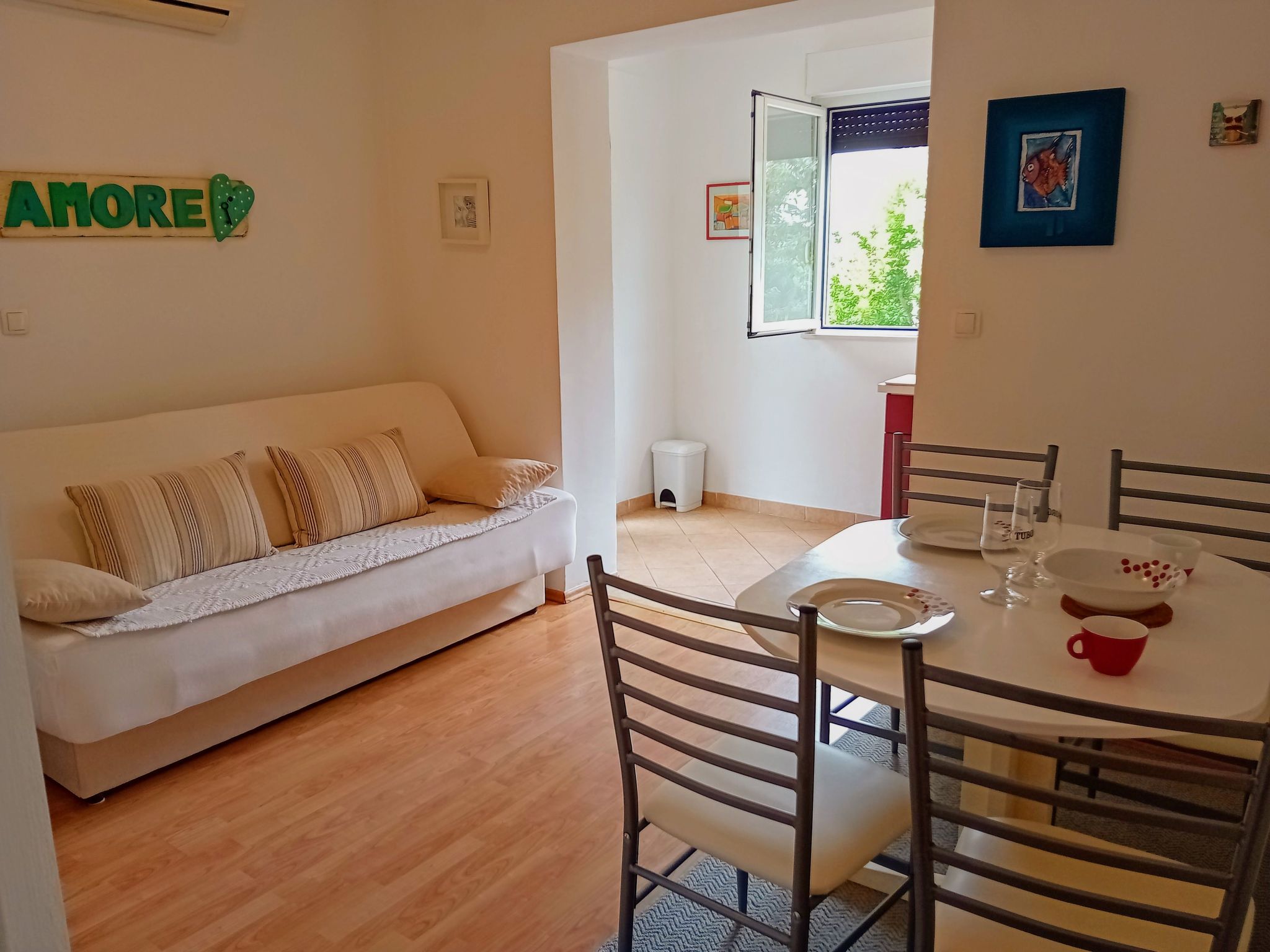 Anwesen "Krasno" mit Terrasse-Binnen