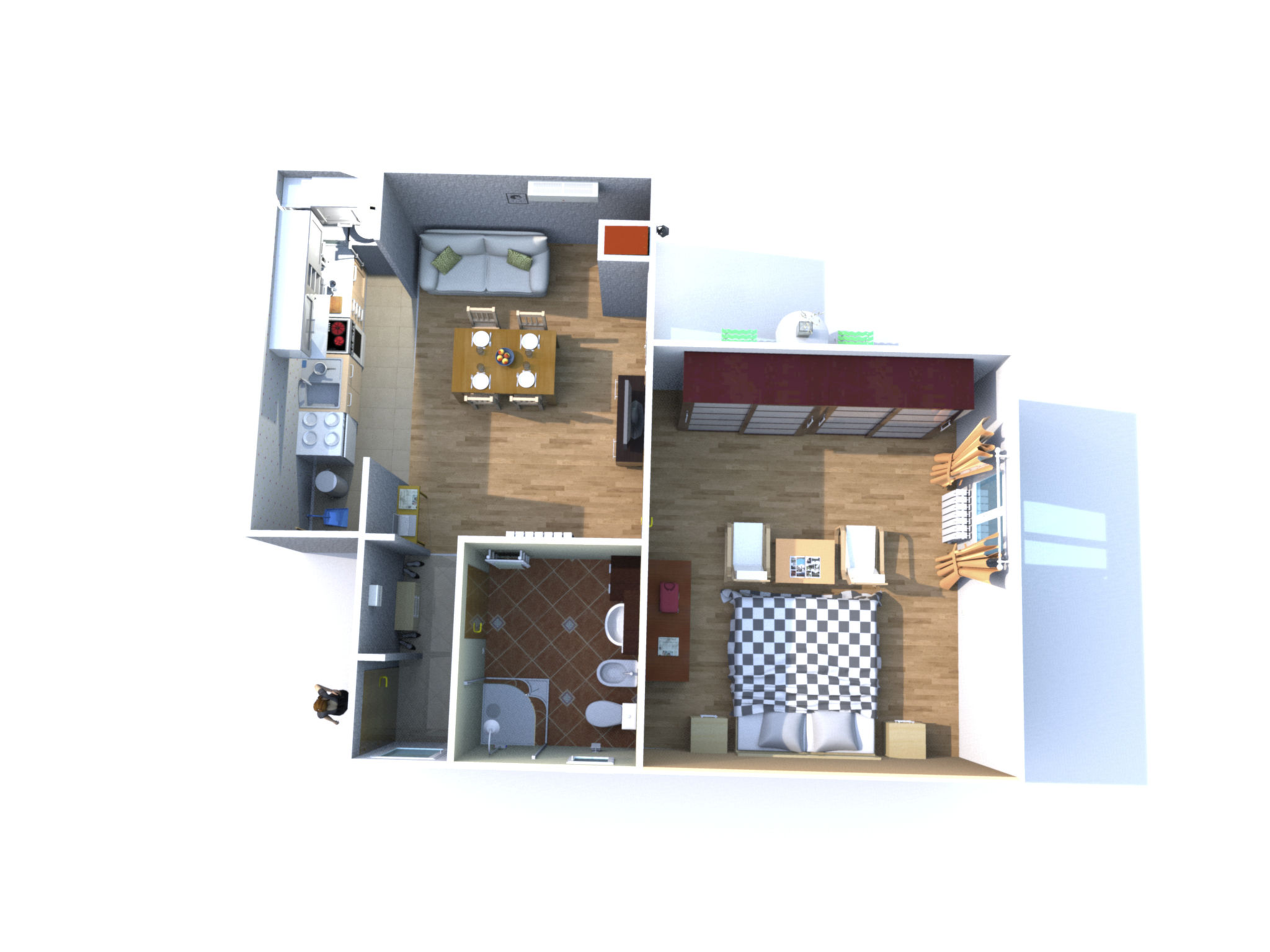 Photo of "Gemütlicher Garten" mit Terrasse