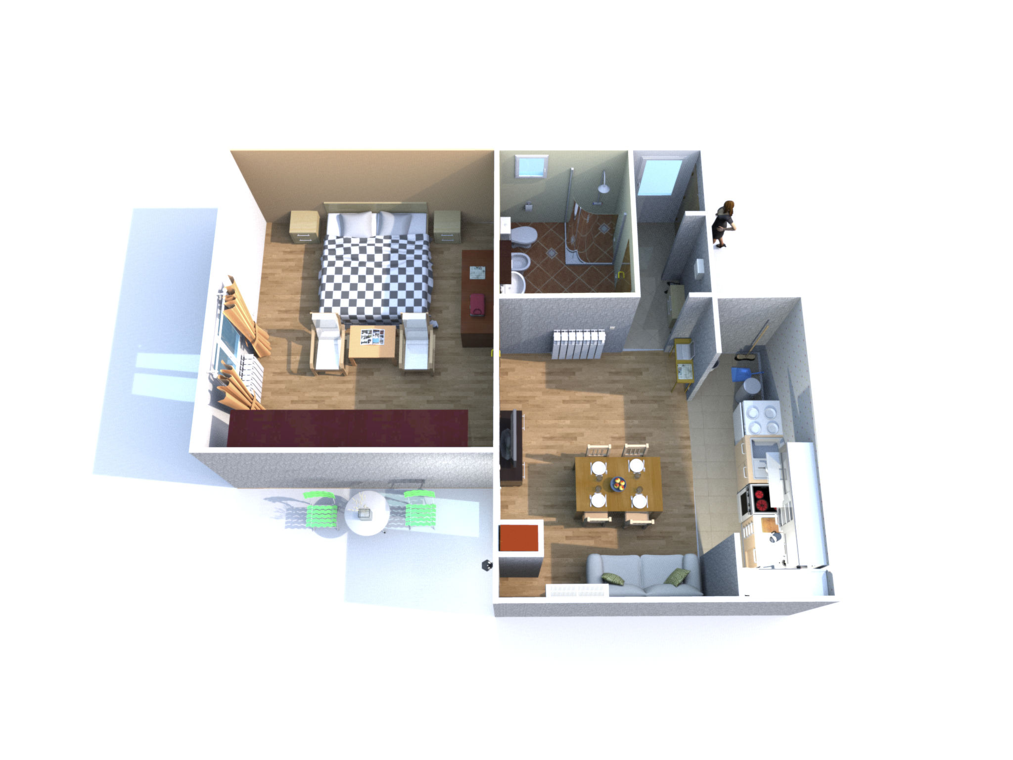 Photo of "Gemütlicher Garten" mit Terrasse